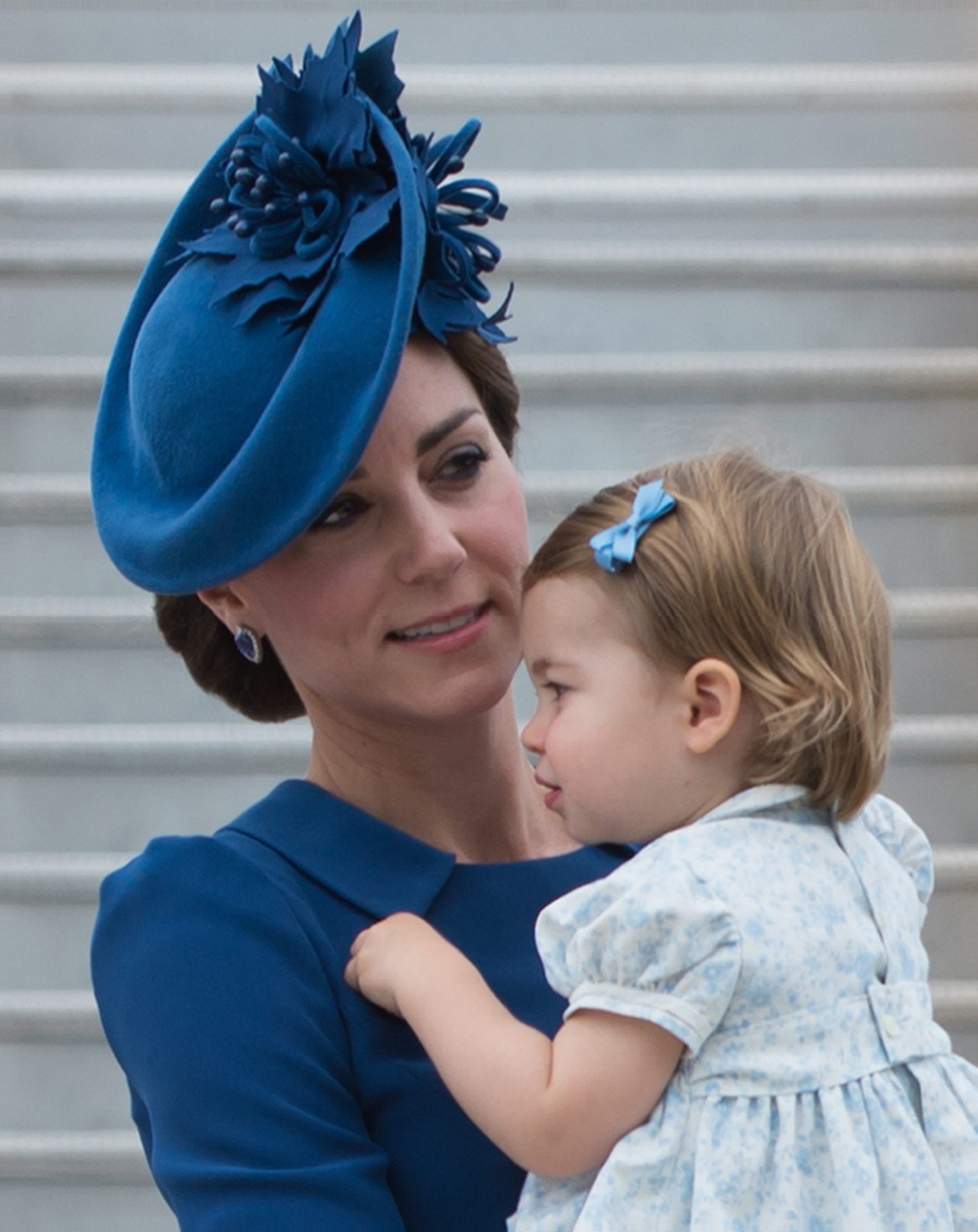 Kate Middleton a princezná Charlotte.
