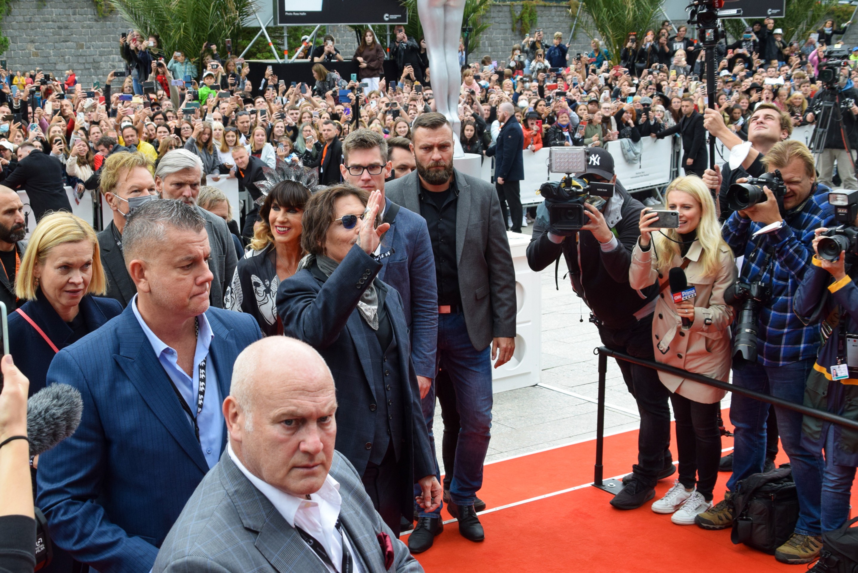 Johnny Depp na MFF KV