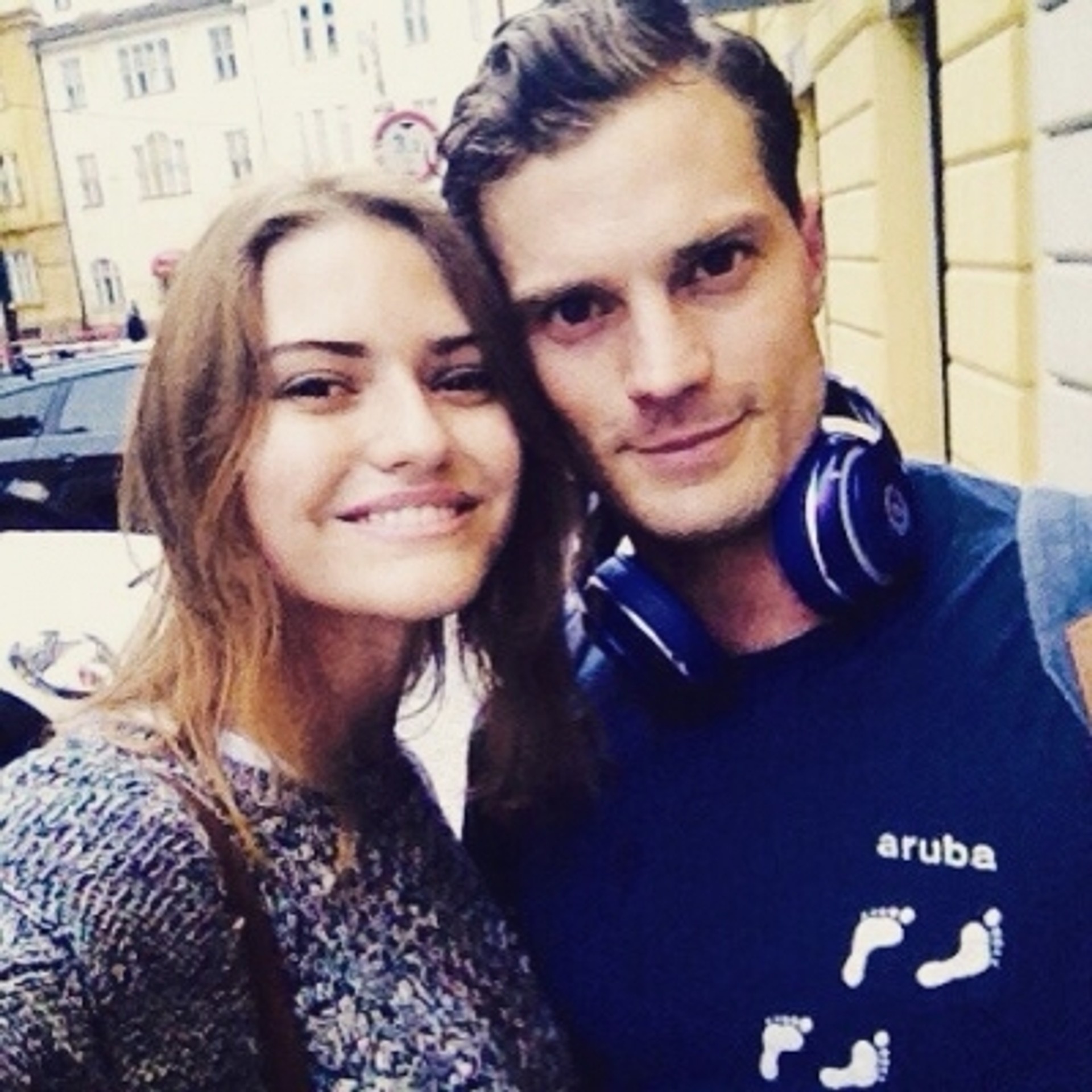 Jamie Dornan s fanúšičkami
