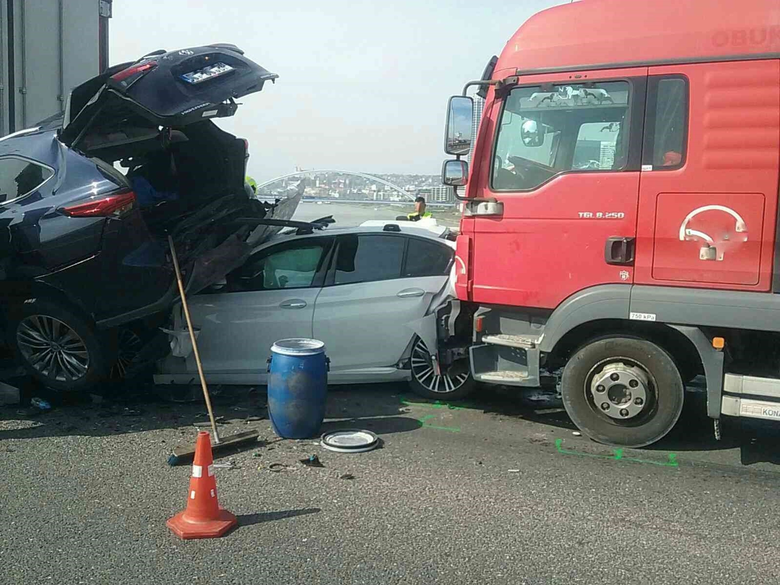 Nehoda na Prístavnom moste.