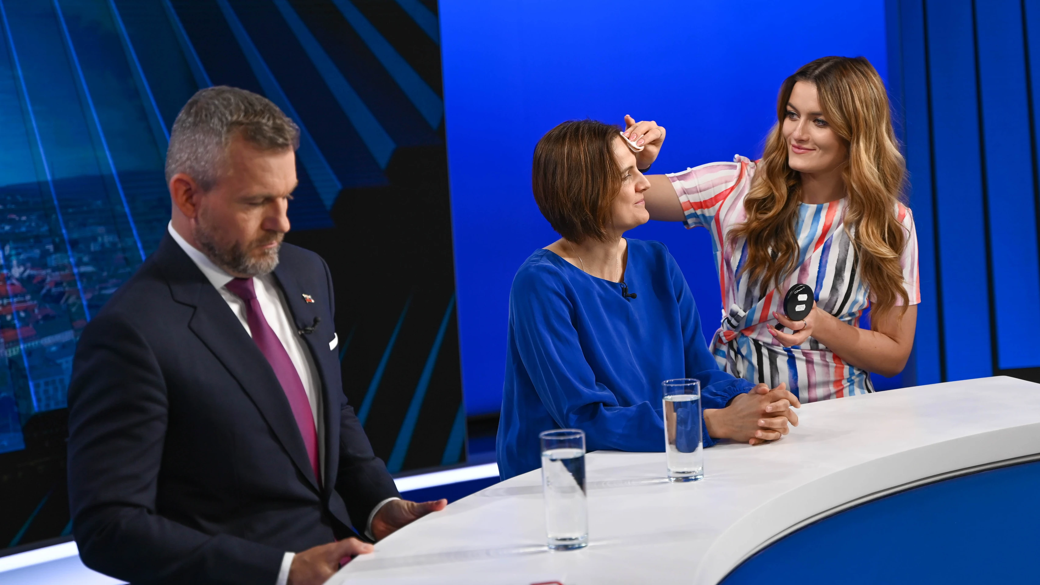 Peter Pellegrini a Mária Kolíková v relácii Na telo.