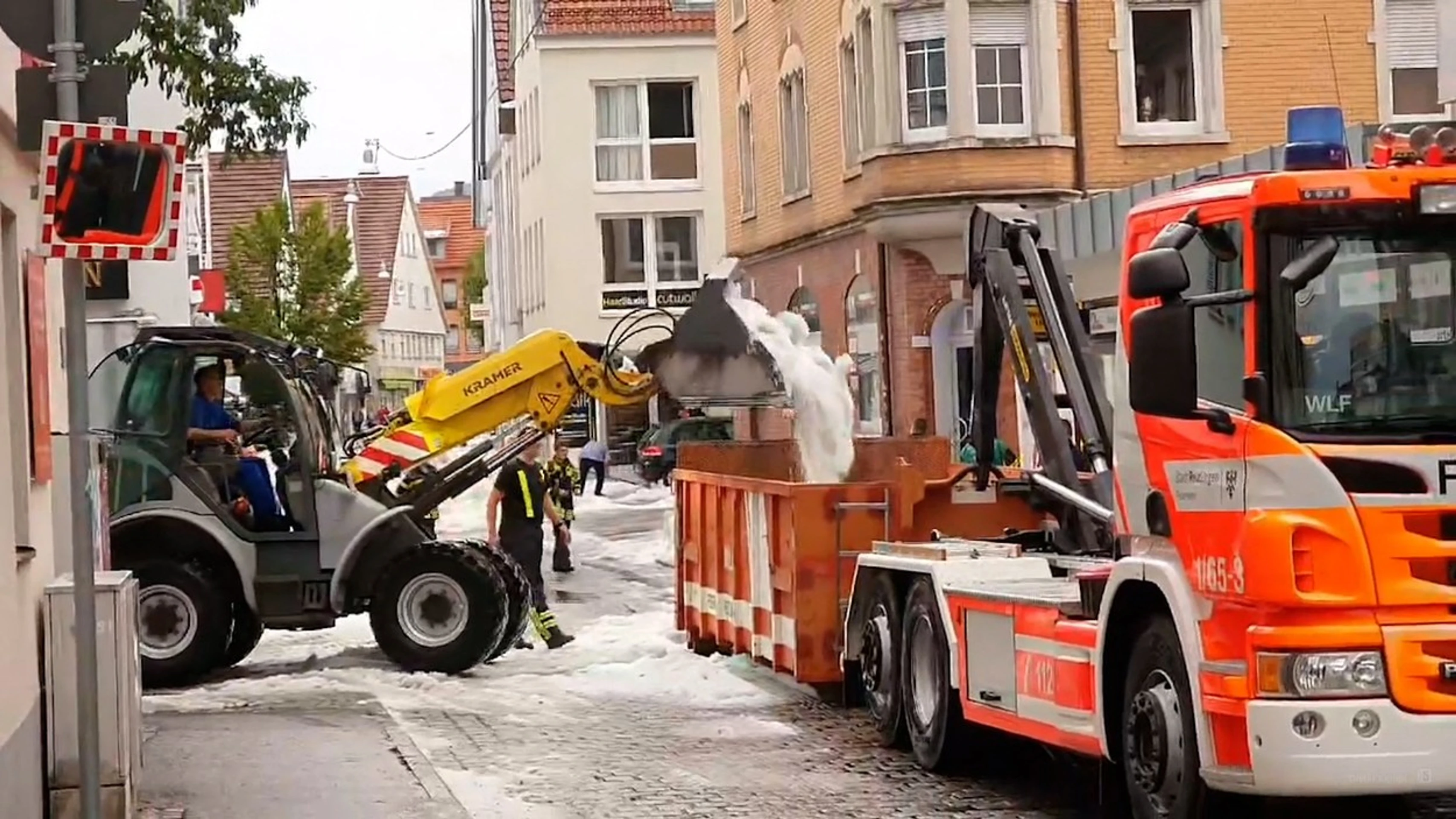 Krupobitie v Nemecku