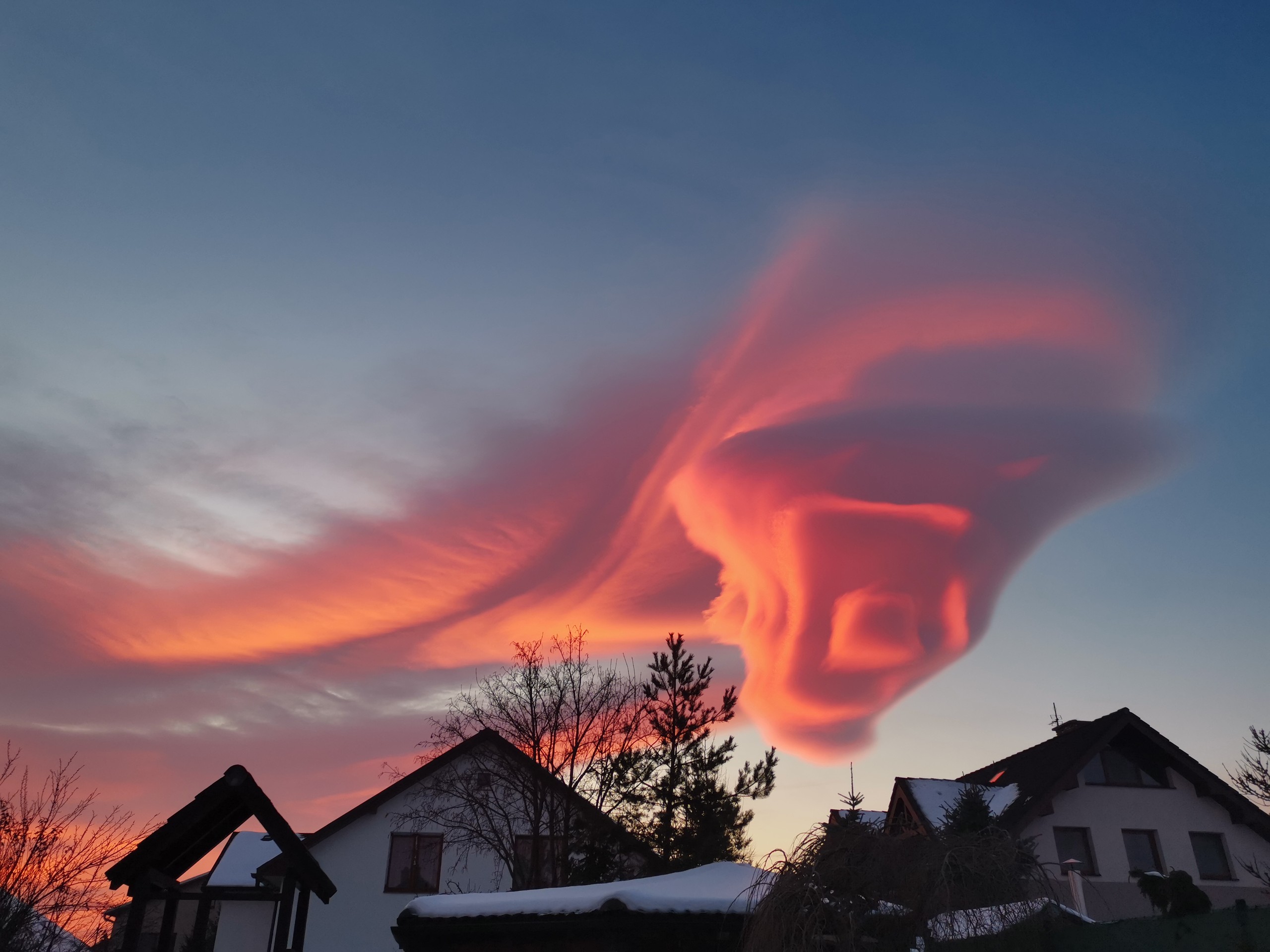 Oblaky vo Veľkej Lomnici