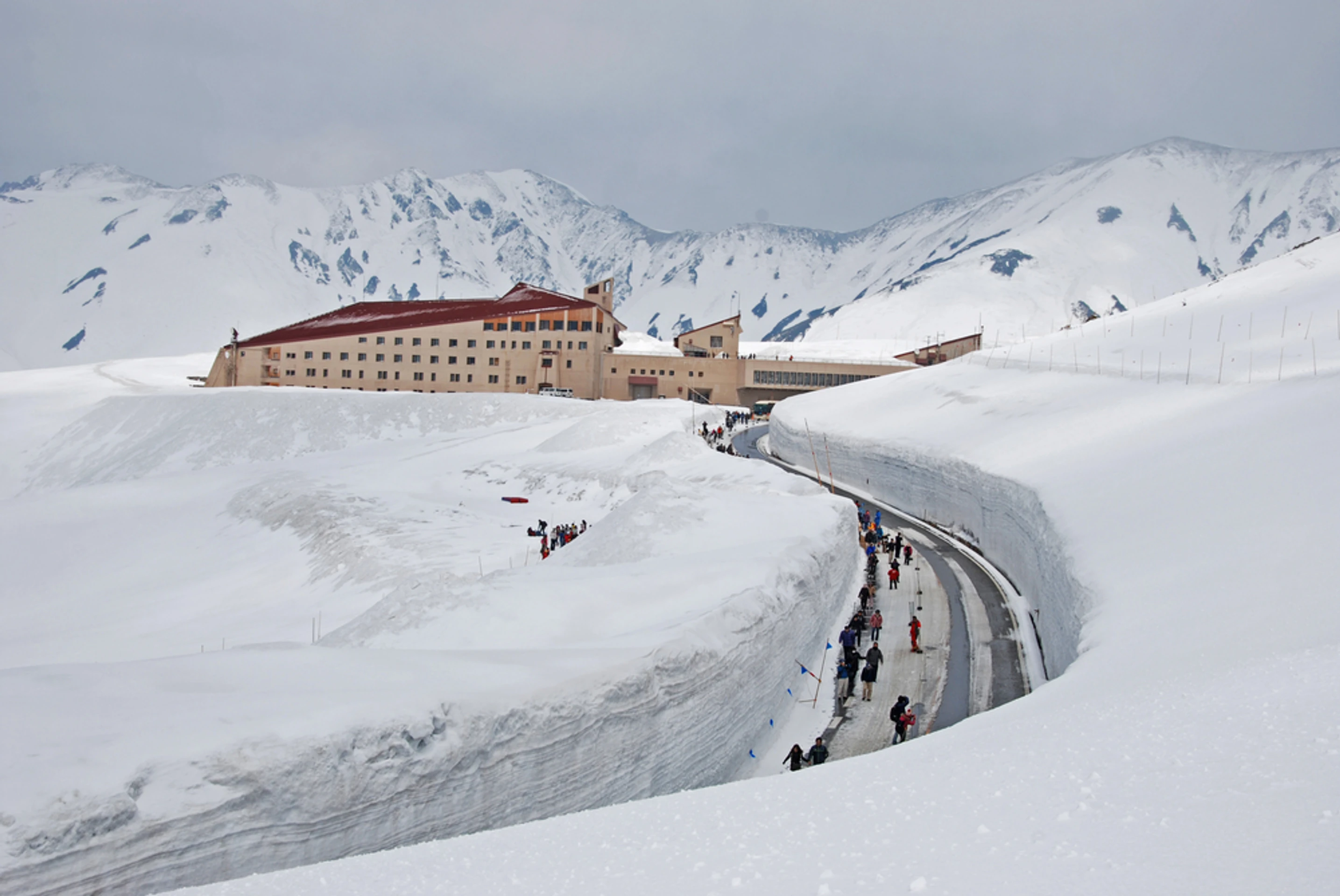 Cesta Tateyama Kurobe v Japonsku