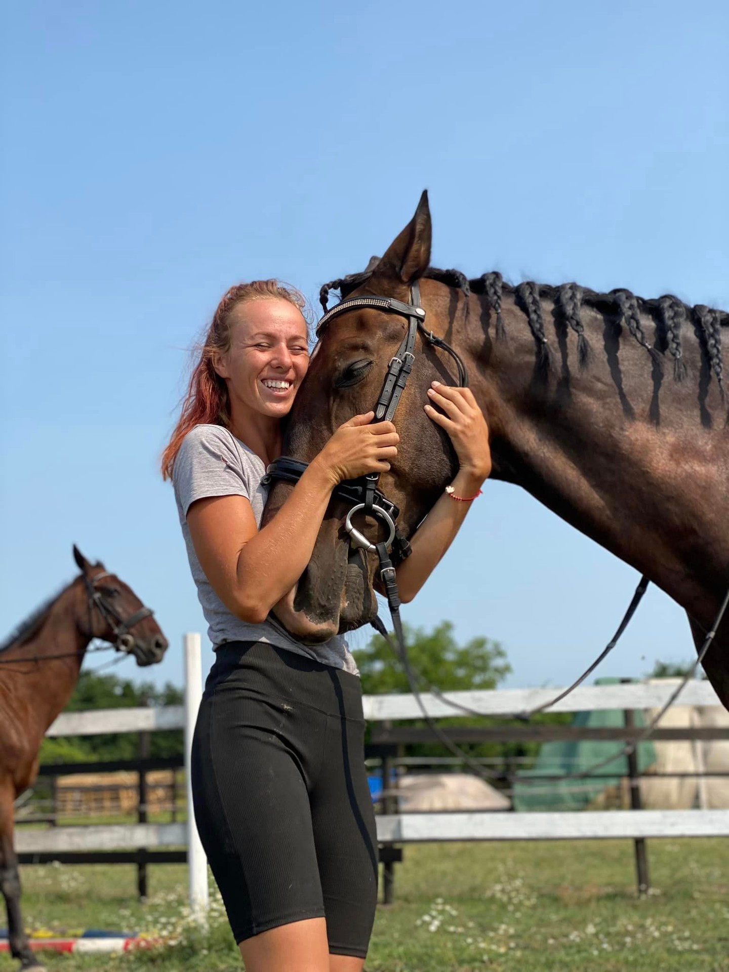 Jazdecká škola v Závadke.