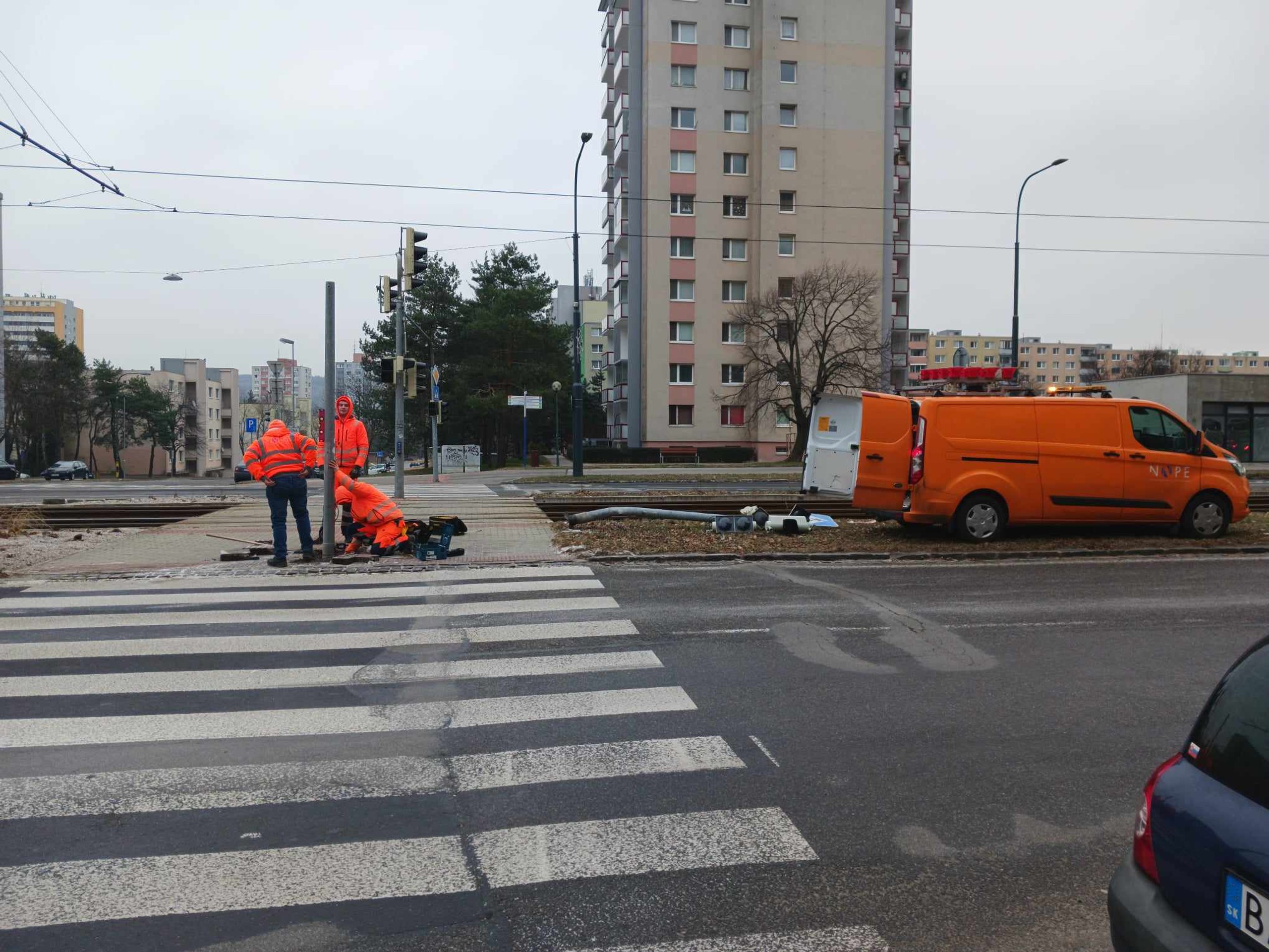 Miesto, kde mal Andrej Danko nehodu