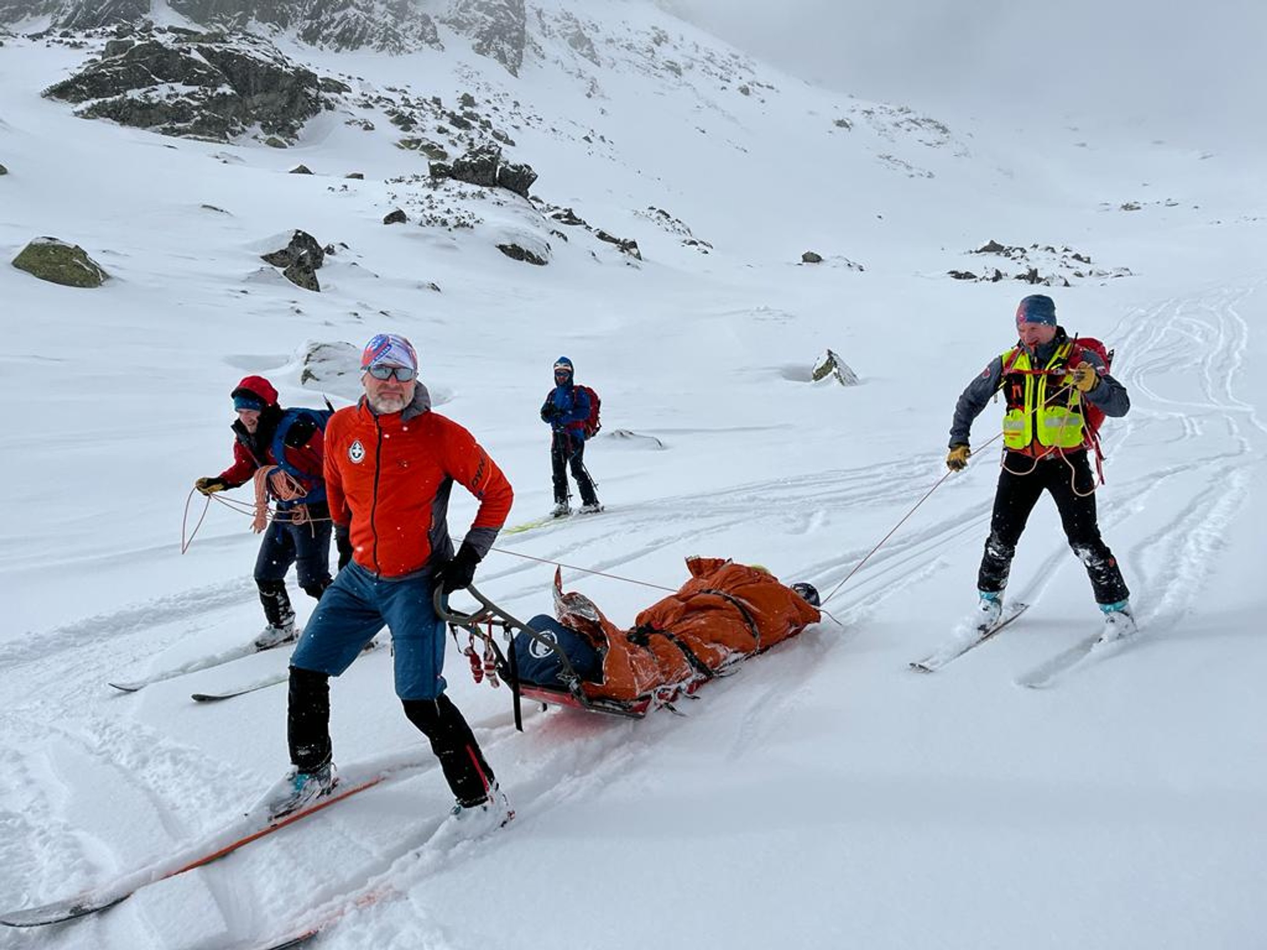 Zásah horských záchranárov