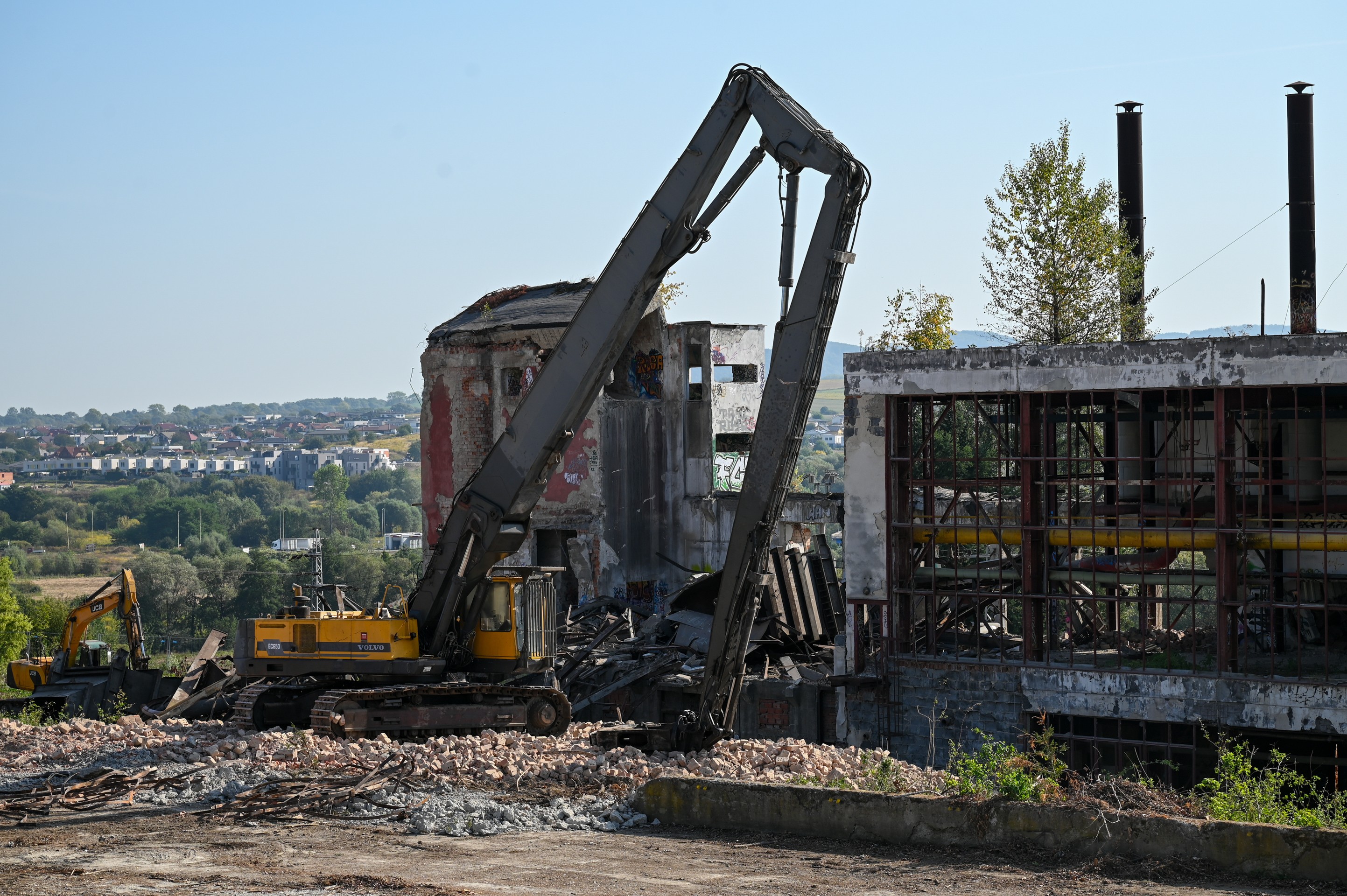 Stavba vojenskej nemocnice v Prešove.