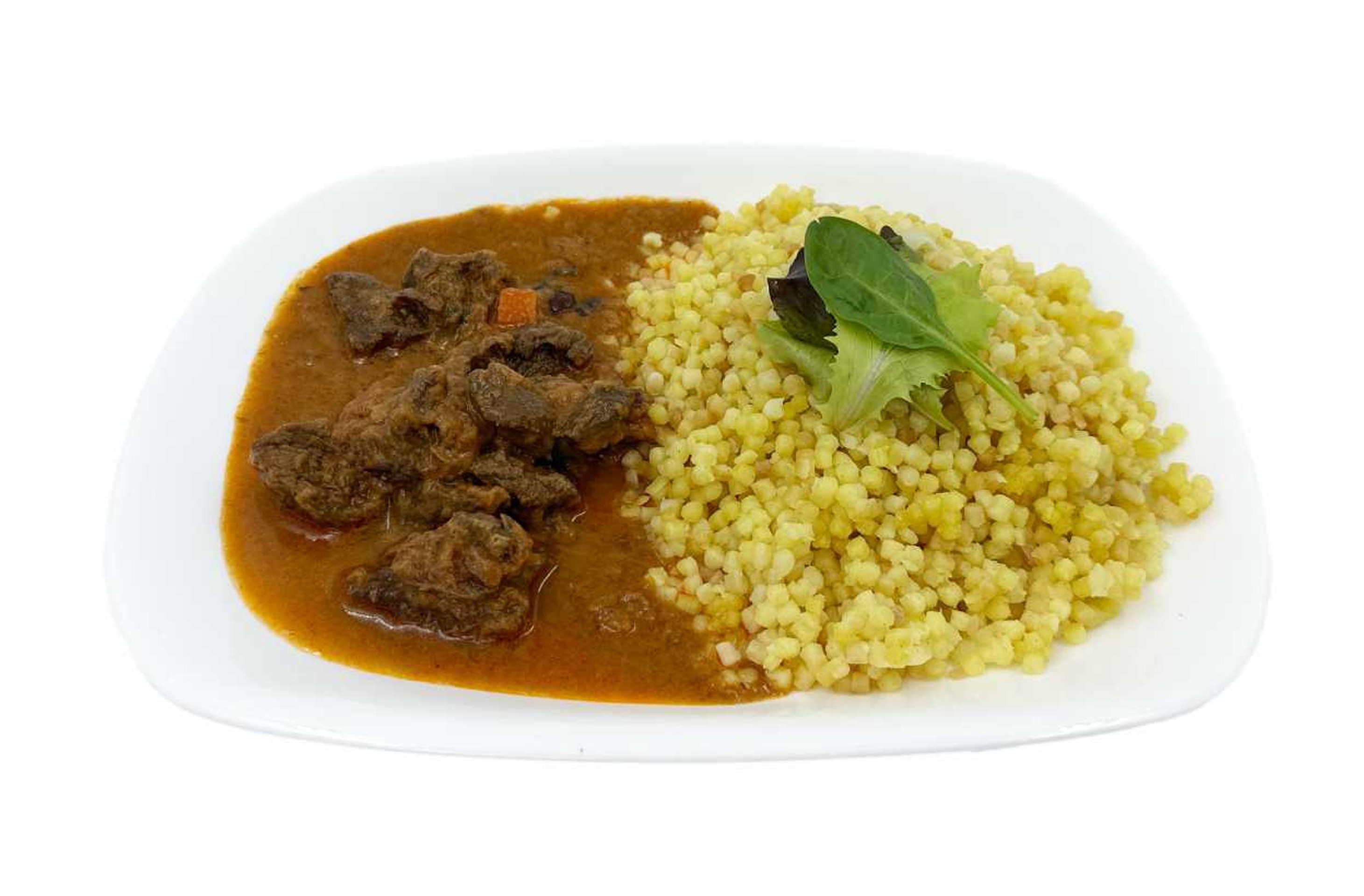 Hovädzie ragú na poľovnícky spôsob s tarhoňou