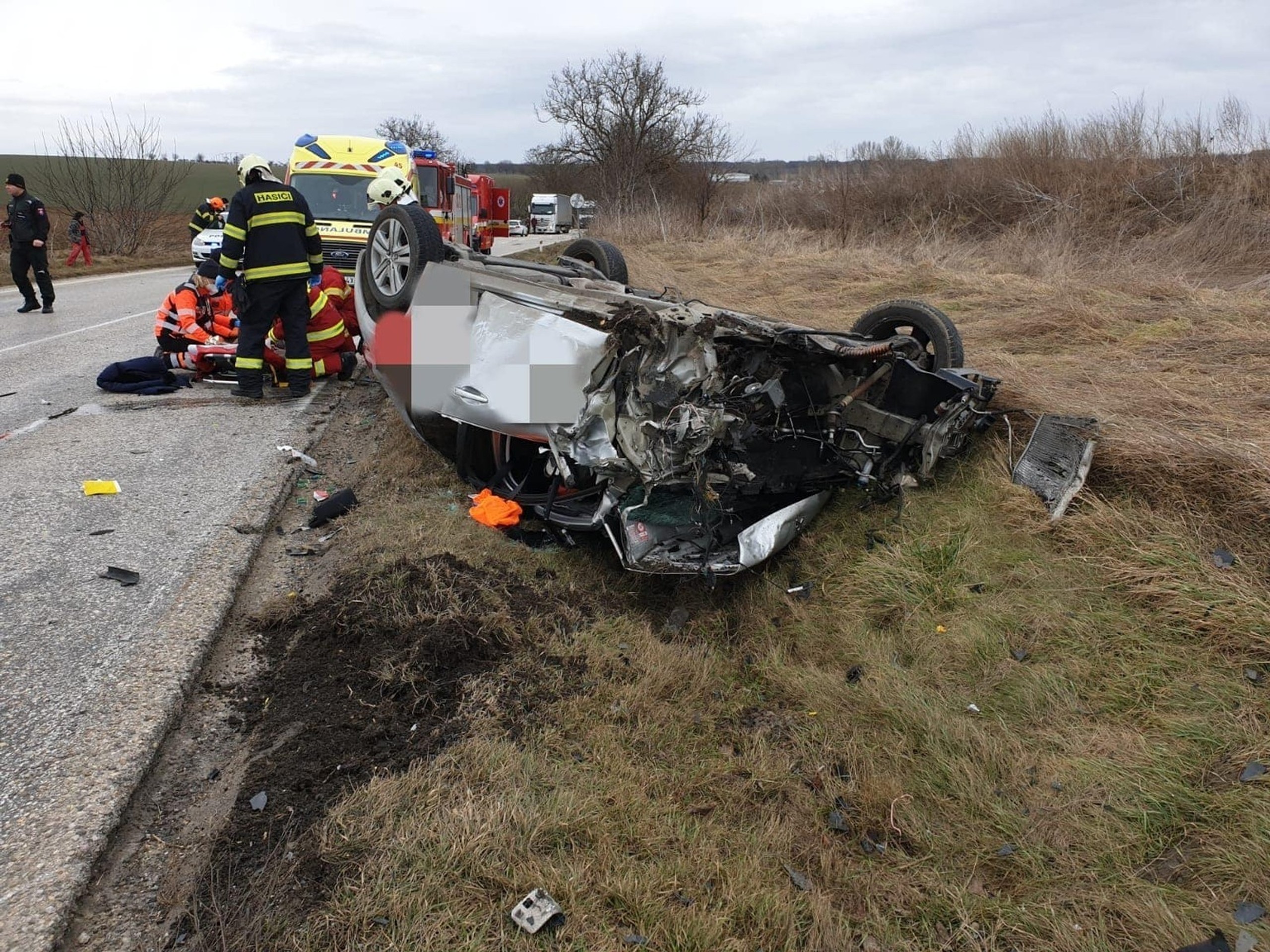 Nehoda pri Alekšinciach.