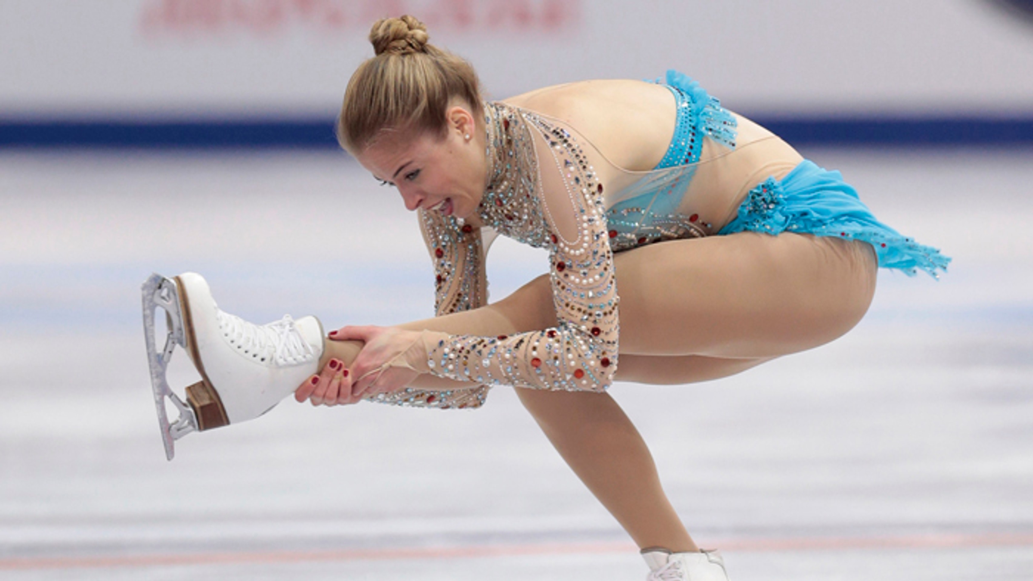 Talianska krasokorčuliarka Carolina Kostnerová na archívnej snímke.