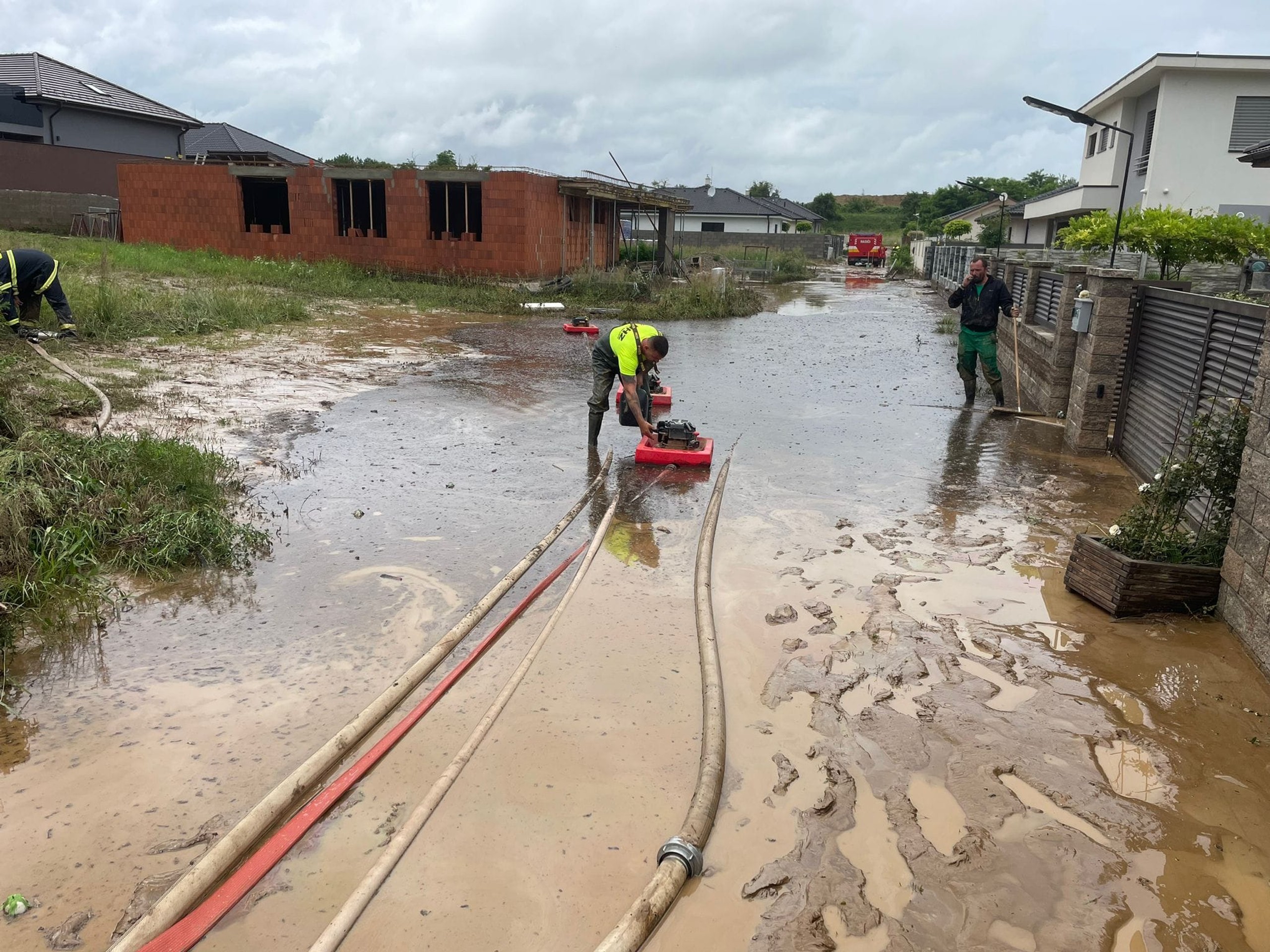 Časť Nitry potrápilo počasie.