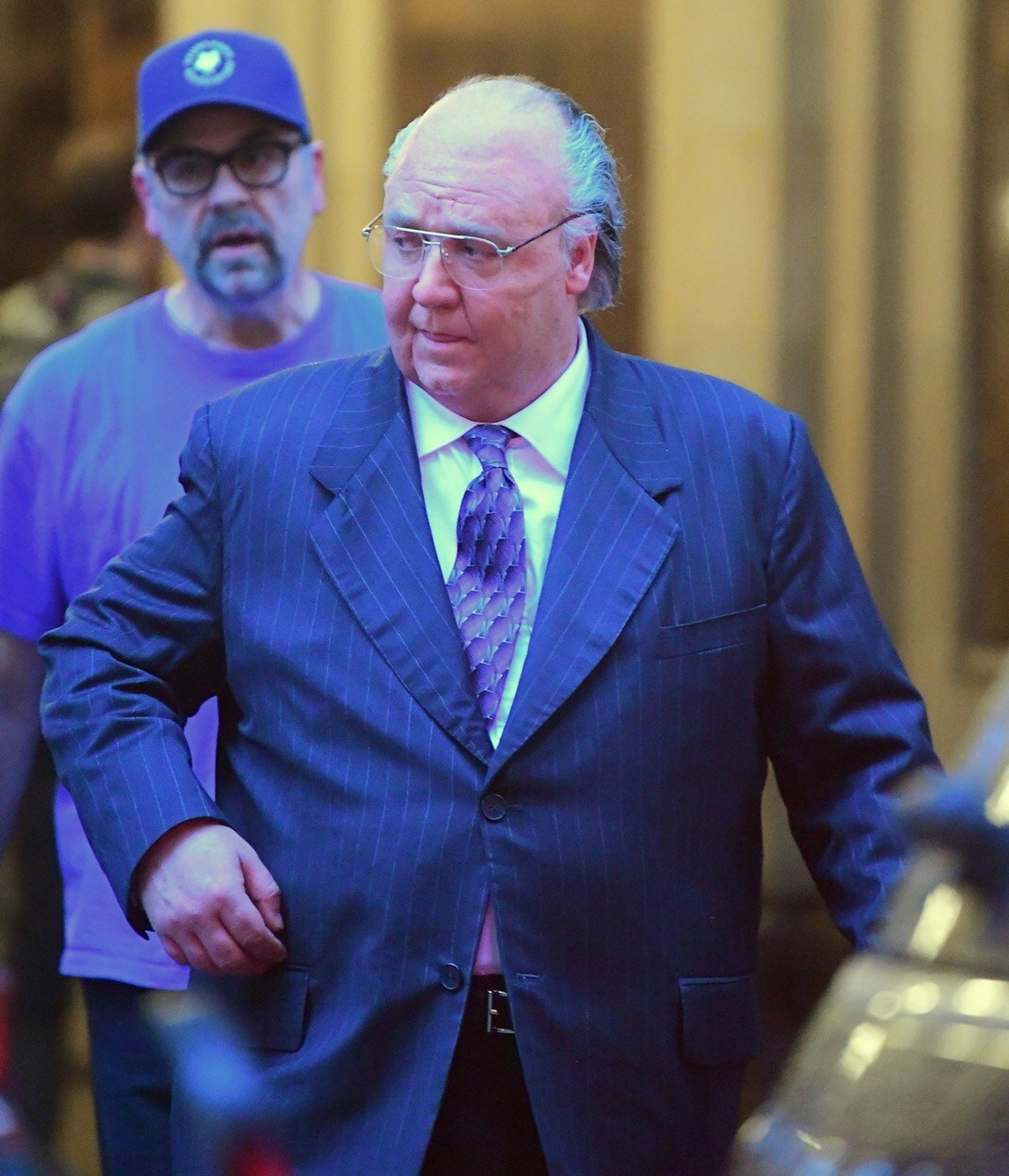 Russell Crowe na nakrúcaní nového seriálu