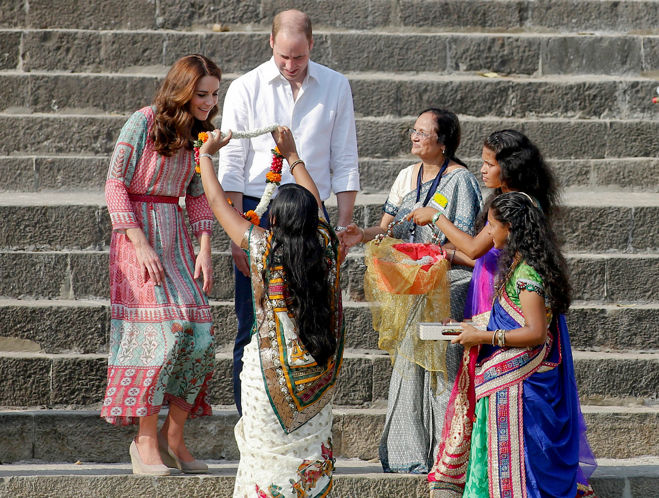 Princ William s vojvodkyňou Kate na návšteve v Indii