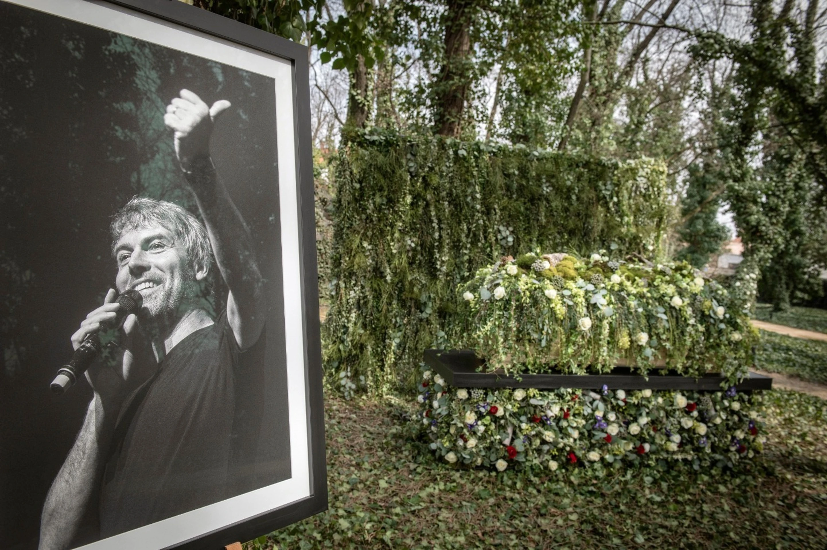 Miesto posledného odpočinku Petra Kellnera.