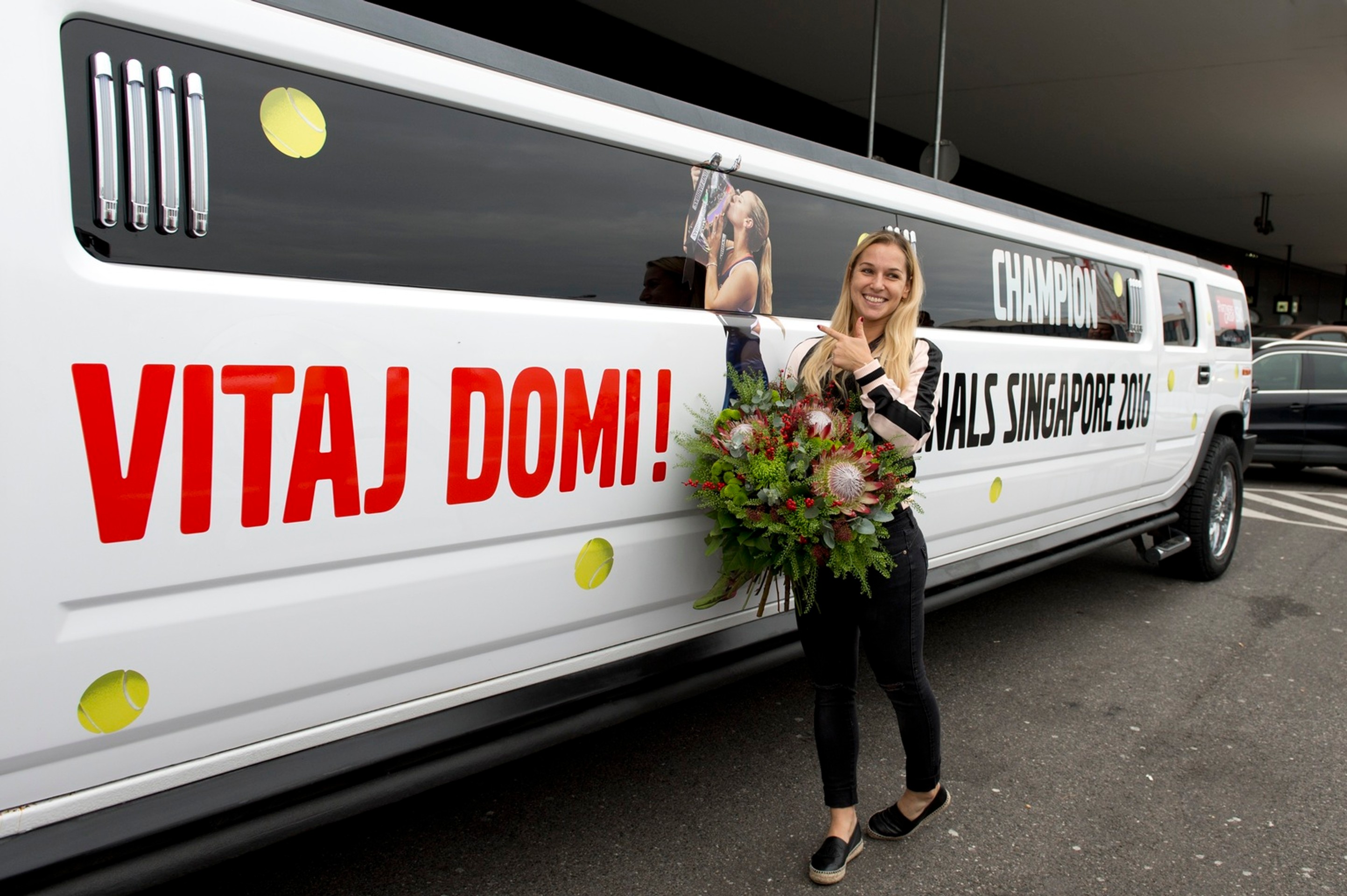 Dominika Cibulková je doma.