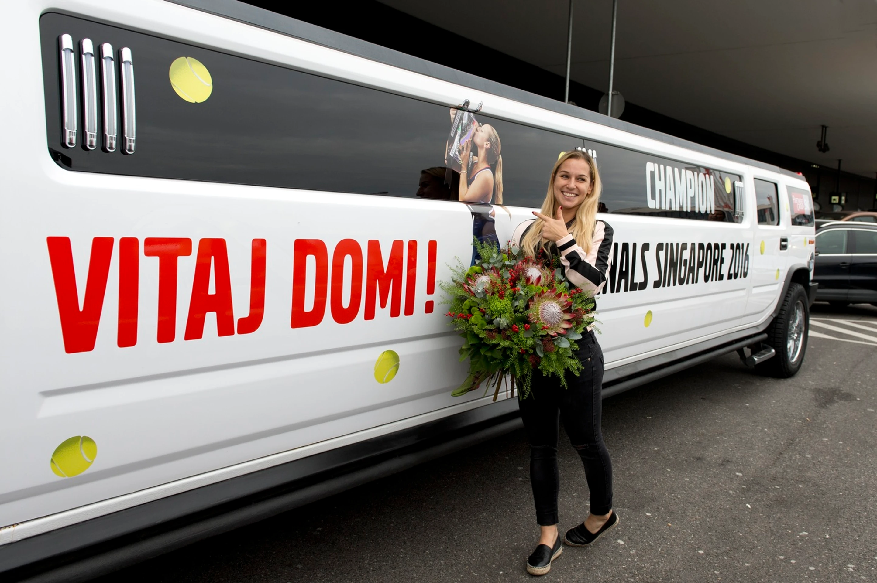 Dominika Cibulková je doma.