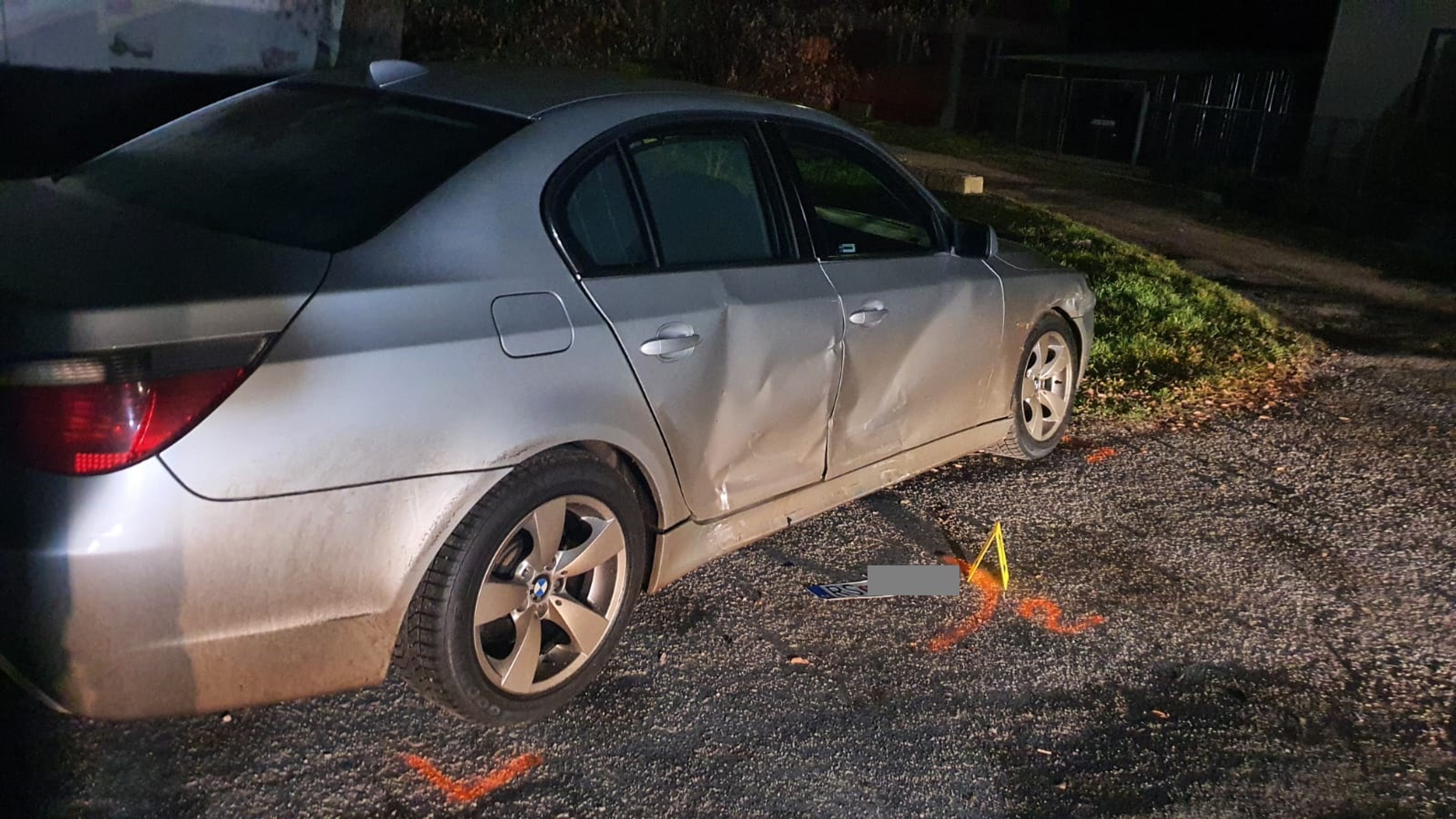 Auto, ktoré vodič poškodil krátko pred tragickou nehodou.