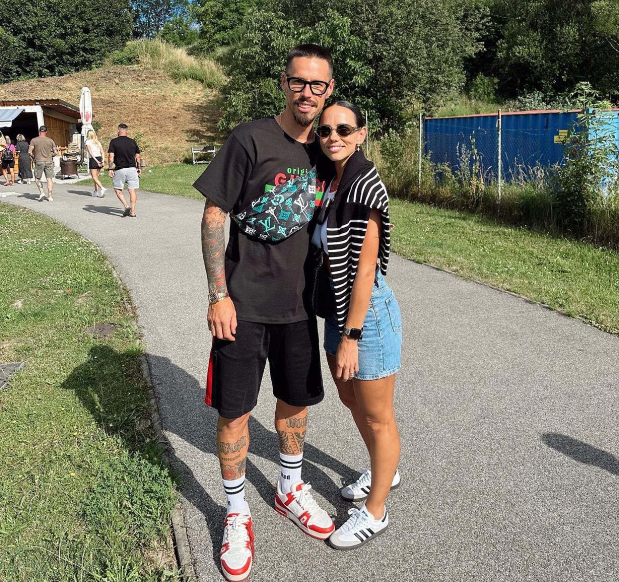 Marek Hamšík a Michaela Gargano
