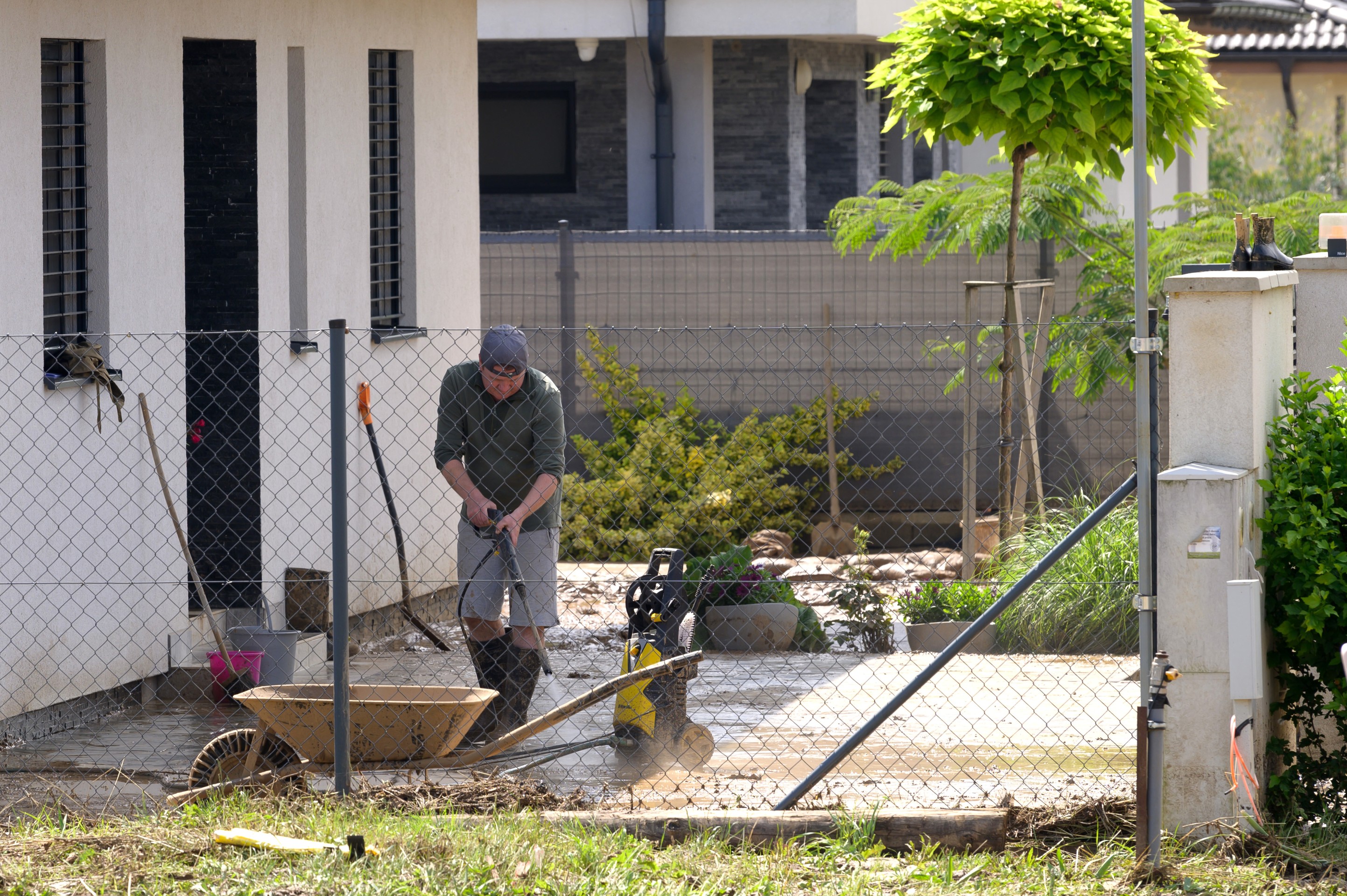 Situácia na ulici Nad Hrabinou v mestskej časti Kynek.