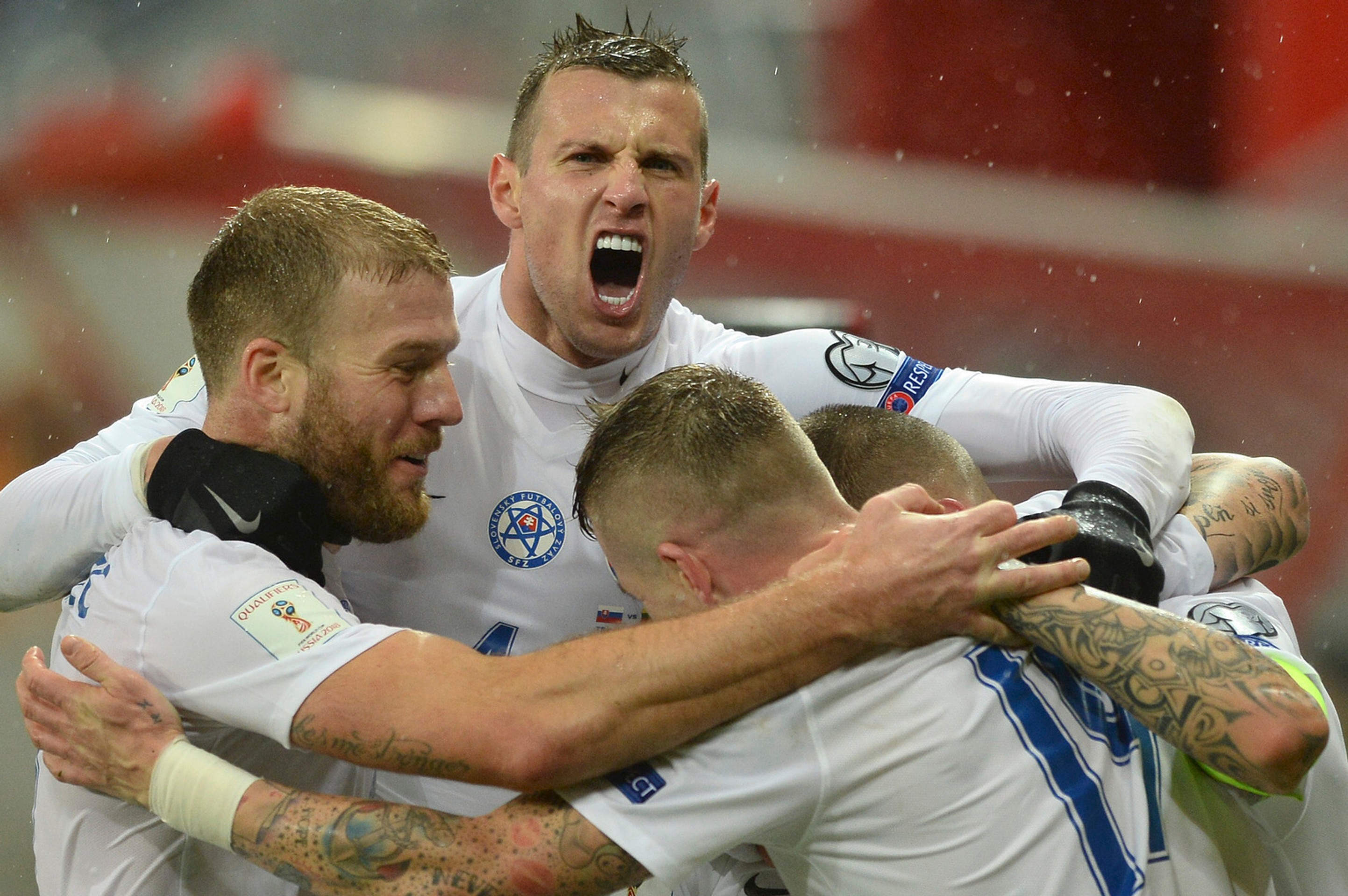 Snímka zo zápasu Slovensko - Litva