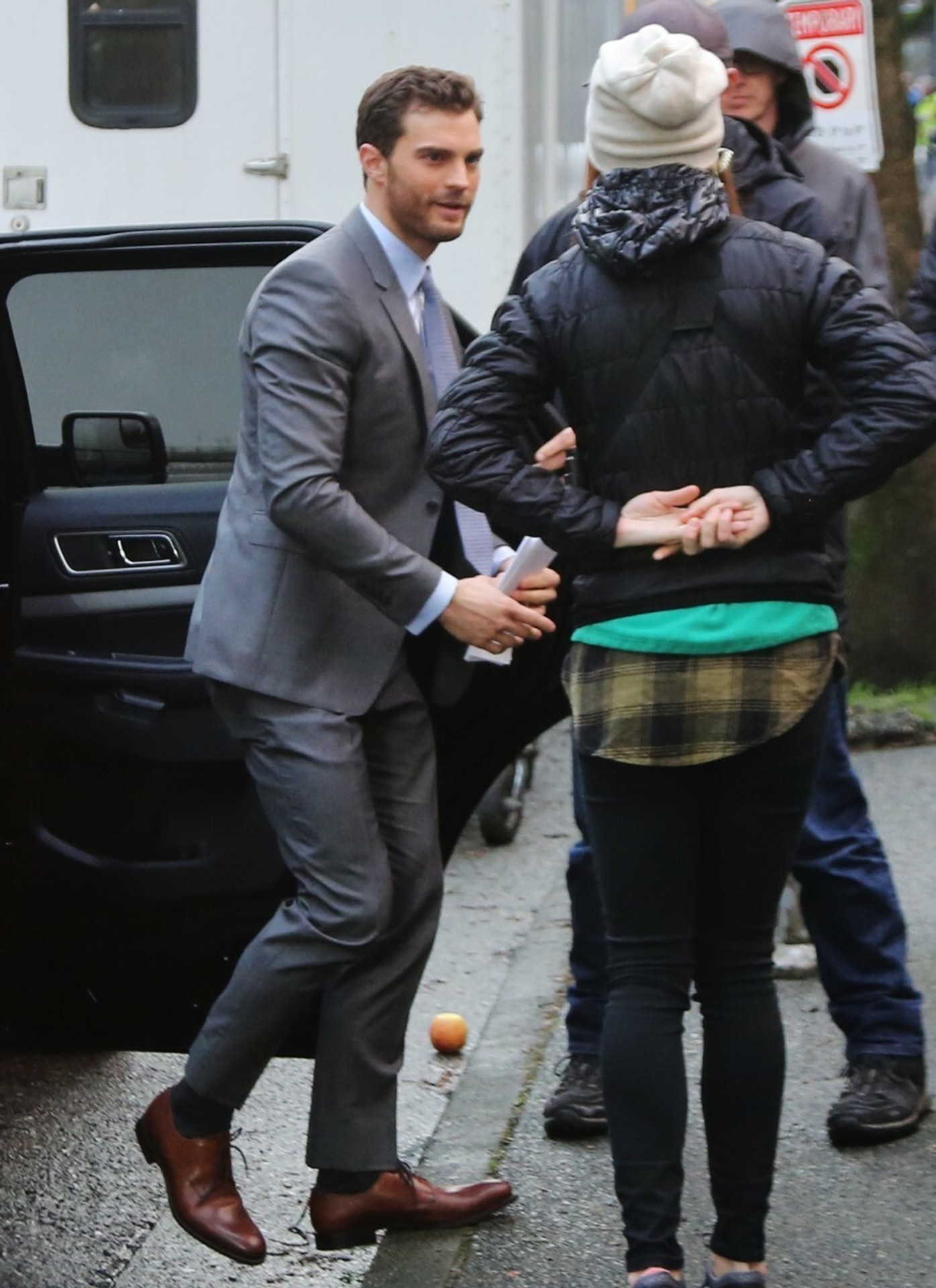 Jamie Dornan už dorazil do Vancouveru