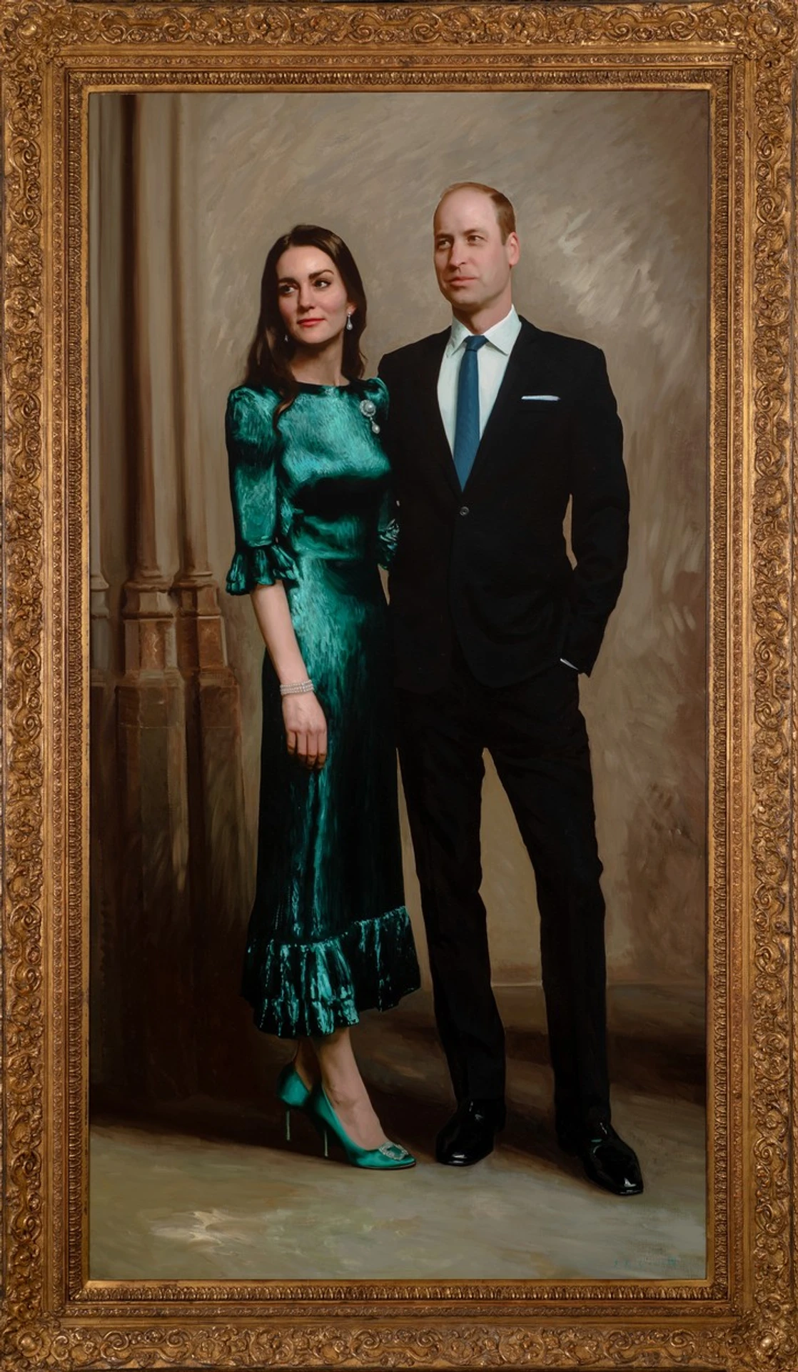 Portrét Williama a Kate