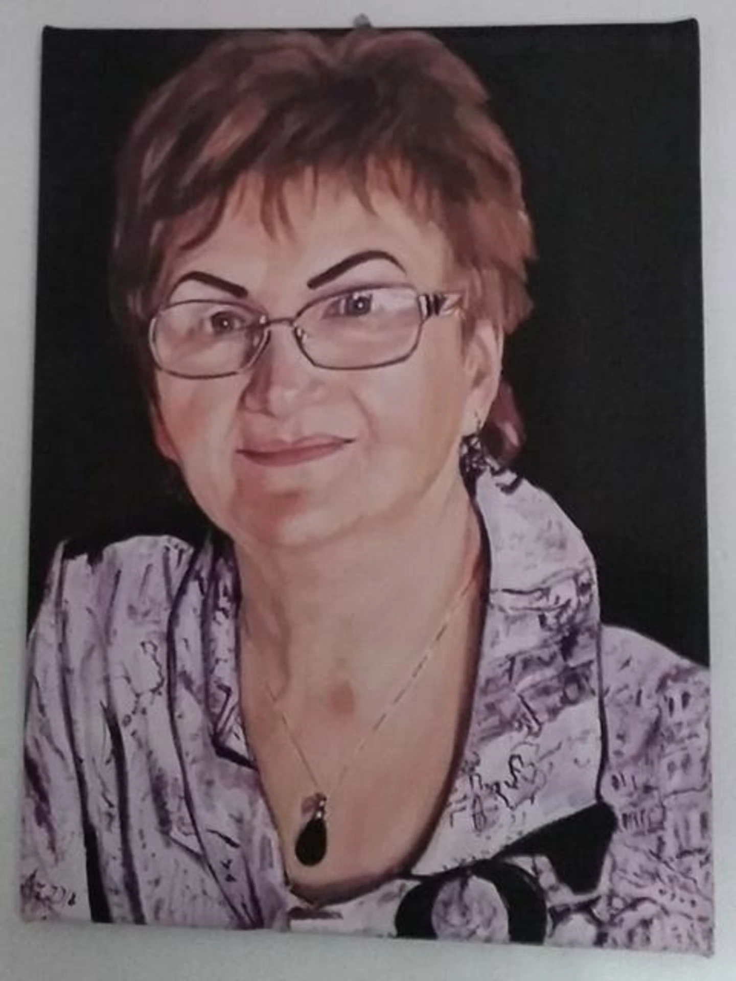 Gizkina dvojníčka Vierka na portréte