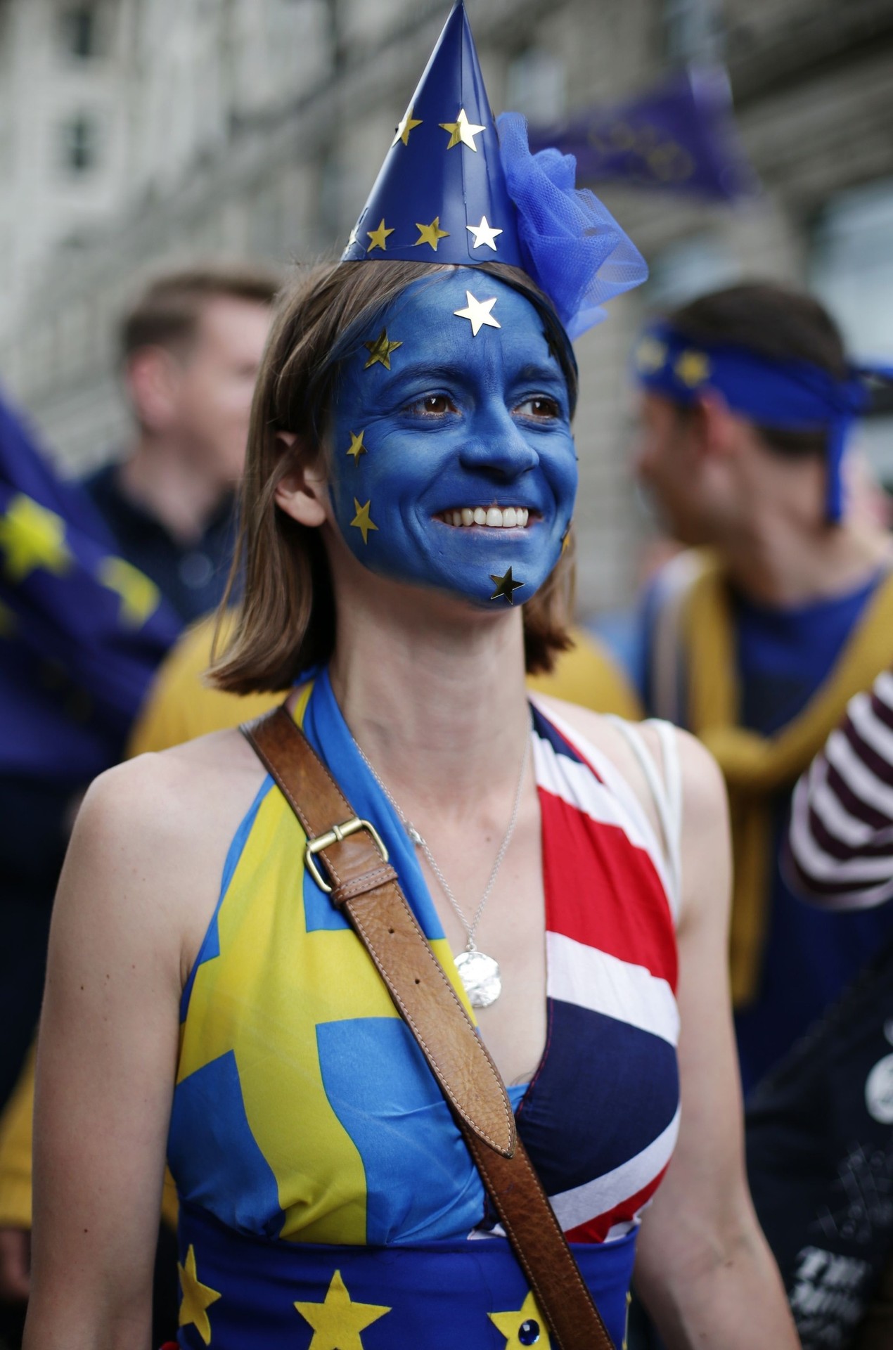 Protest proti brexitu.