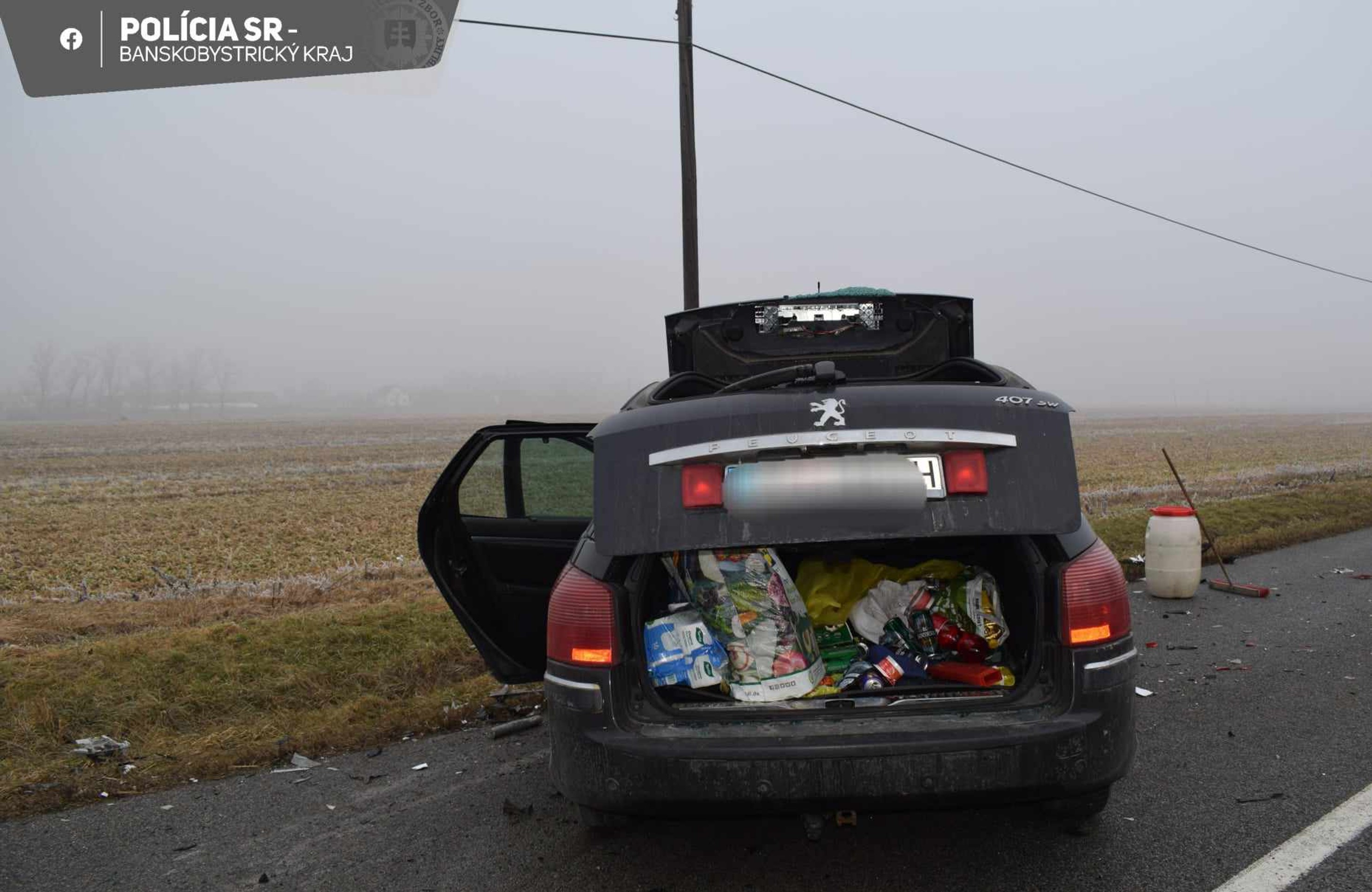 Vážna nehoda na strednom Slovensku.