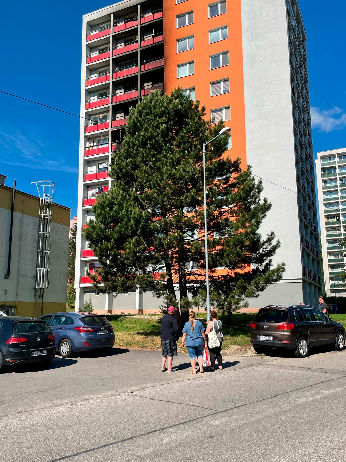 Záber z miesta nešťastia