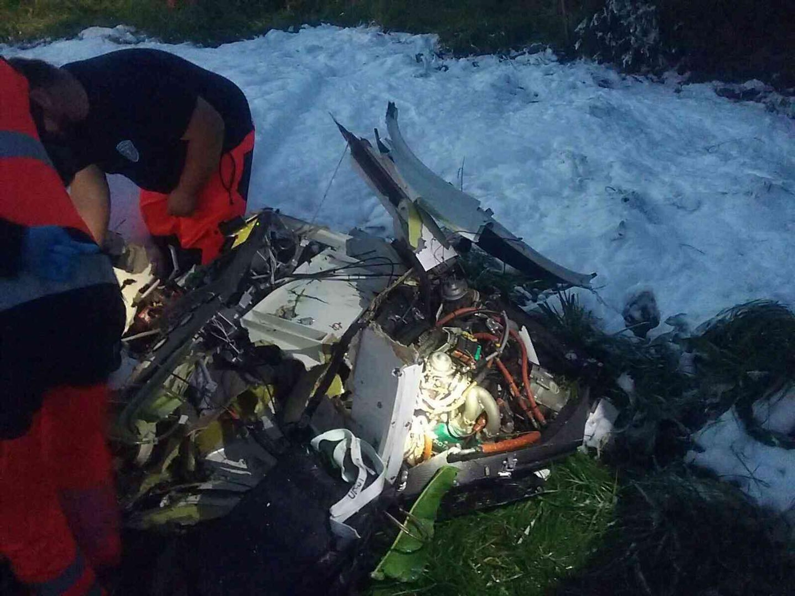 Pád malého lietadla