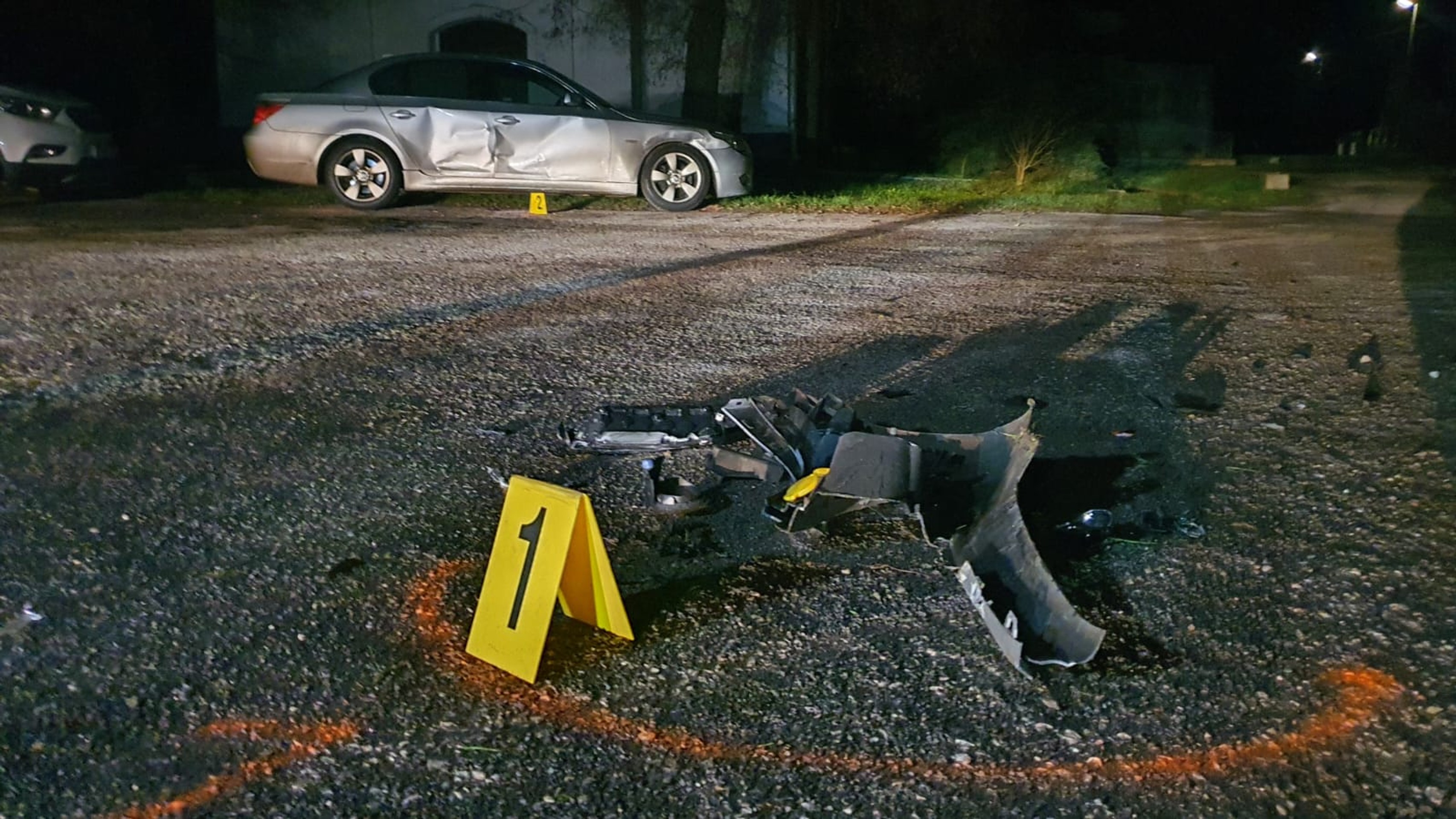 Auto, ktoré vodič poškodil krátko pred tragickou nehodou.