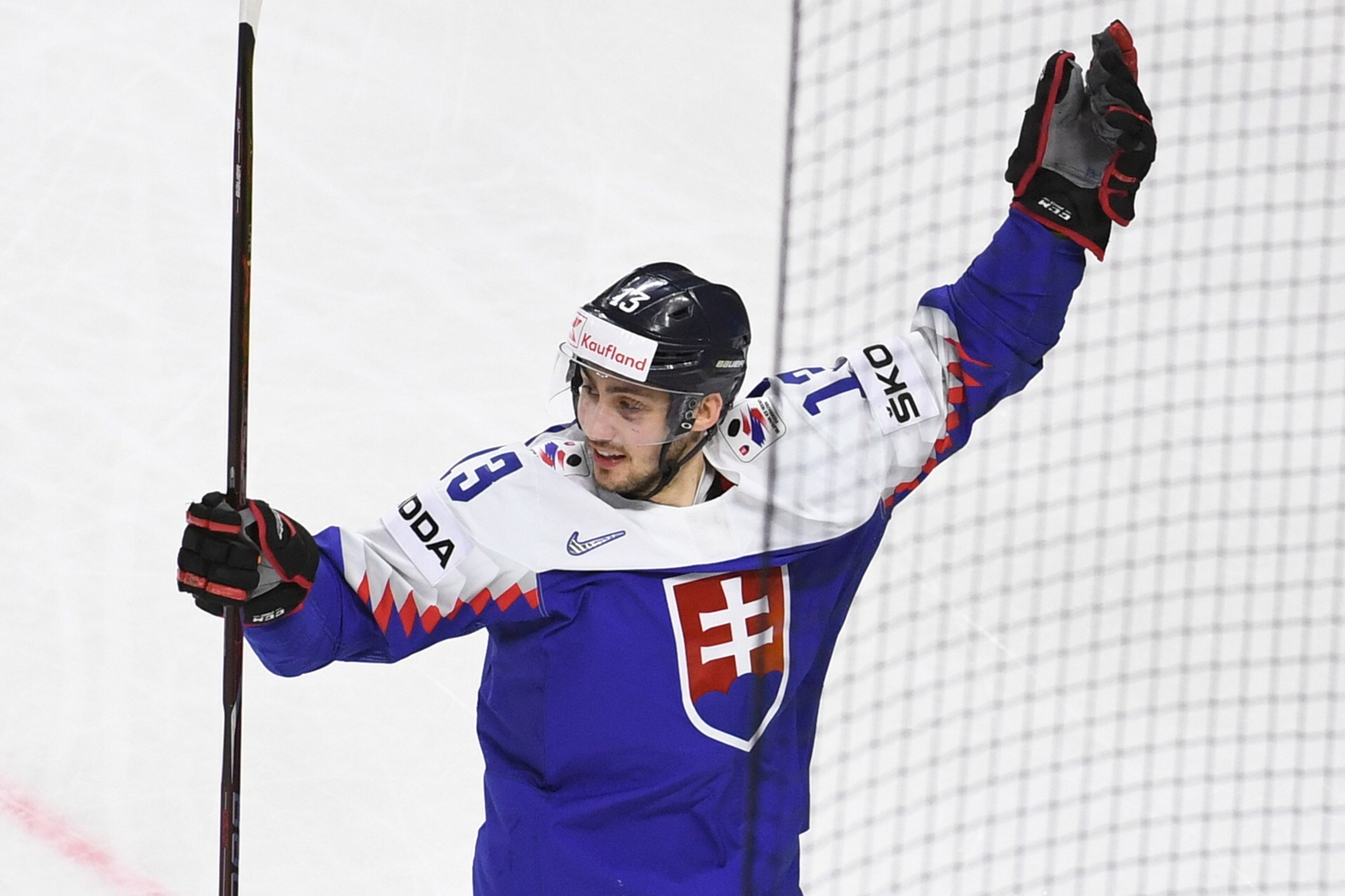 Jurčova radosť z gólu proti Švédsku.