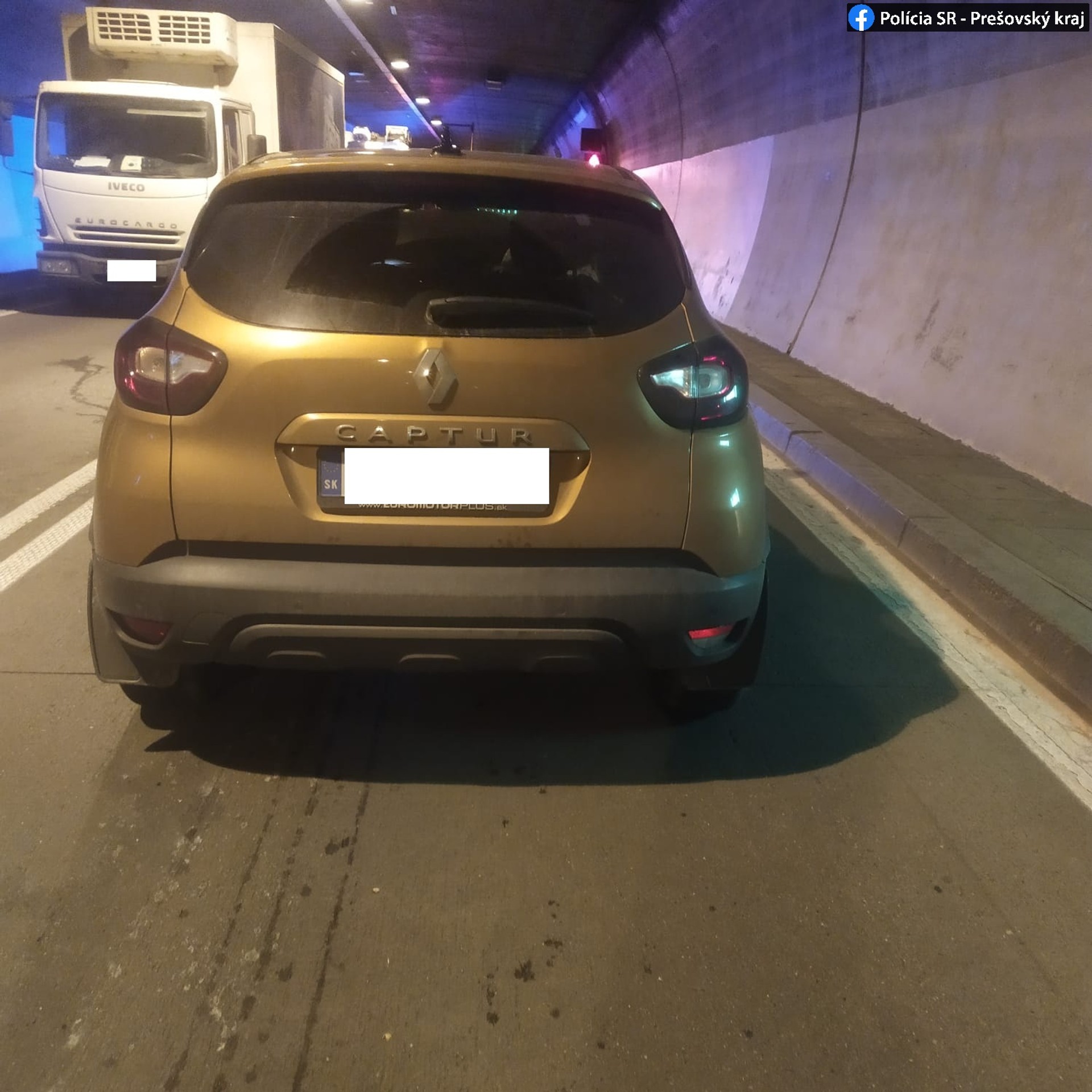 Nehoda v tuneli Branisko