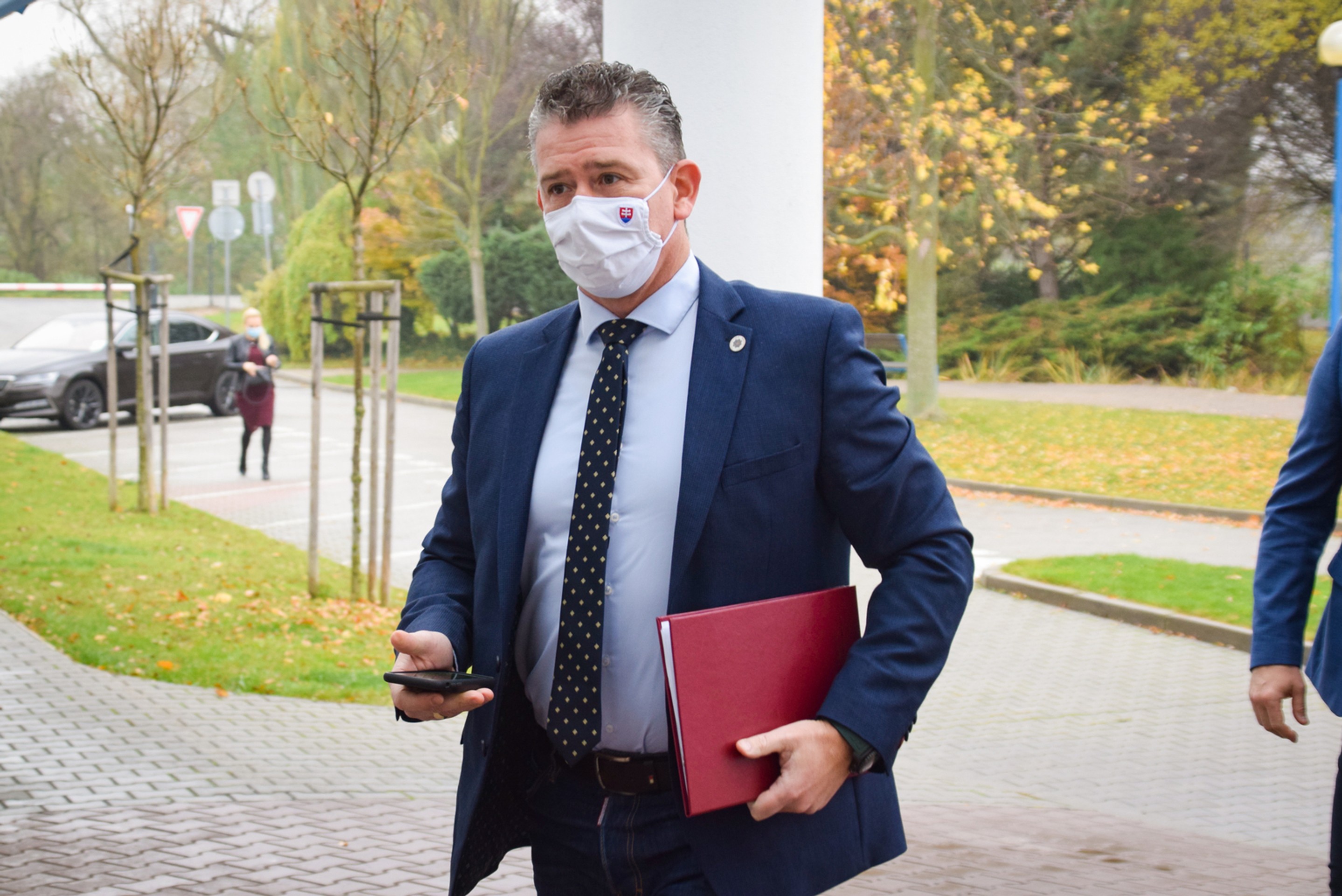 Robert Kaliňák pred vysielaním.