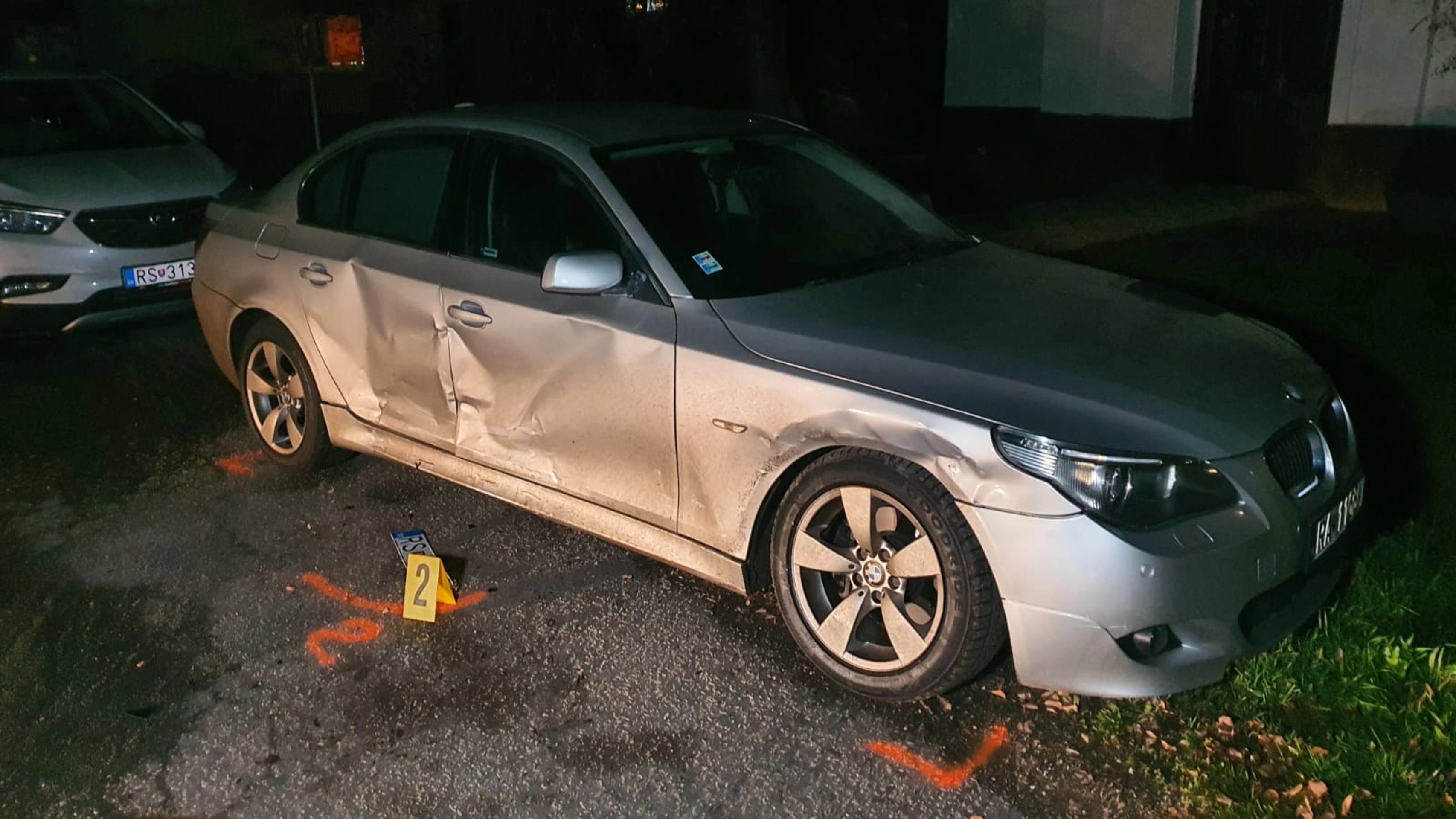 Auto, ktoré vodič poškodil krátko pred tragickou nehodou.