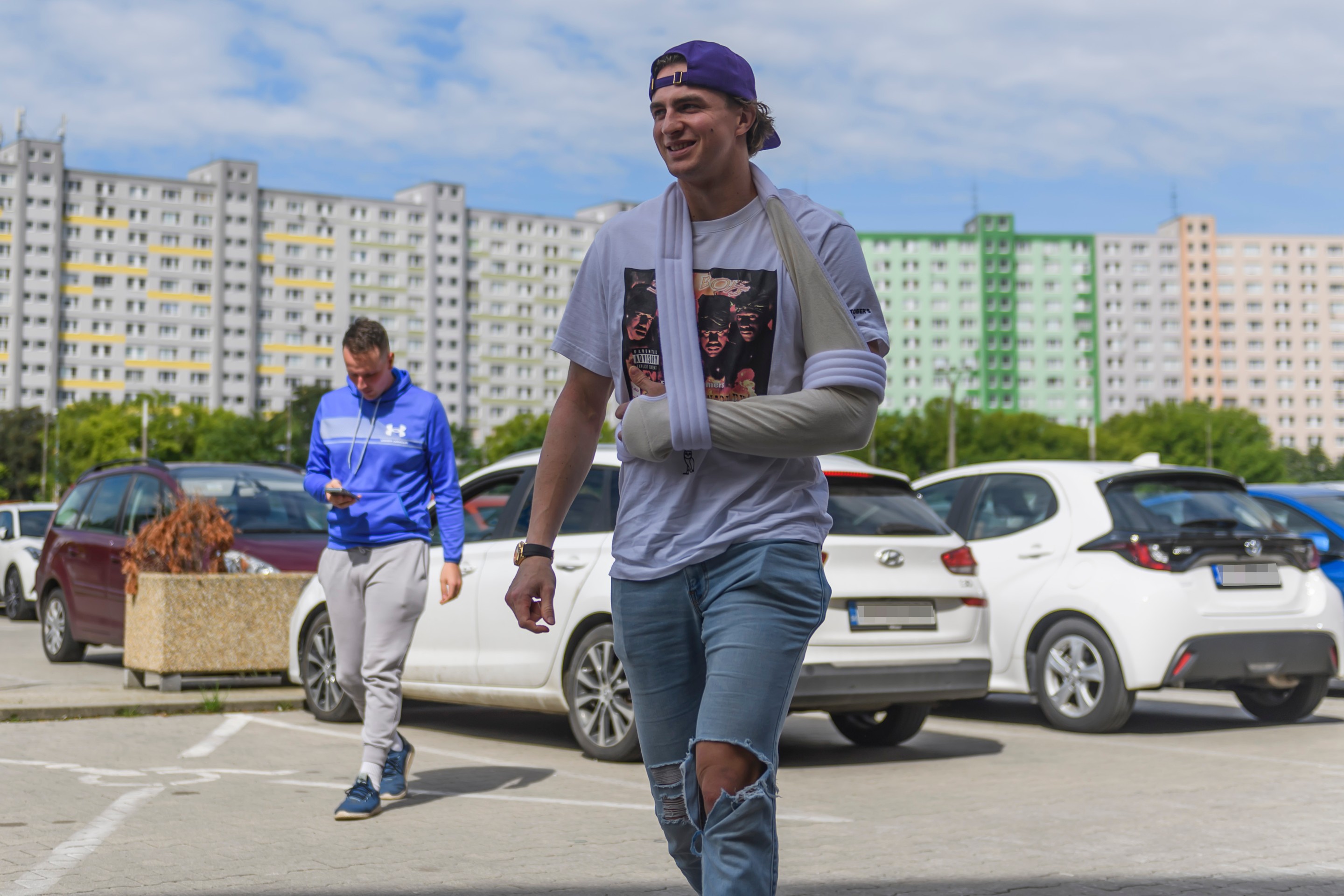Martin Pospíšil pred vyšetrením v Bratislave.