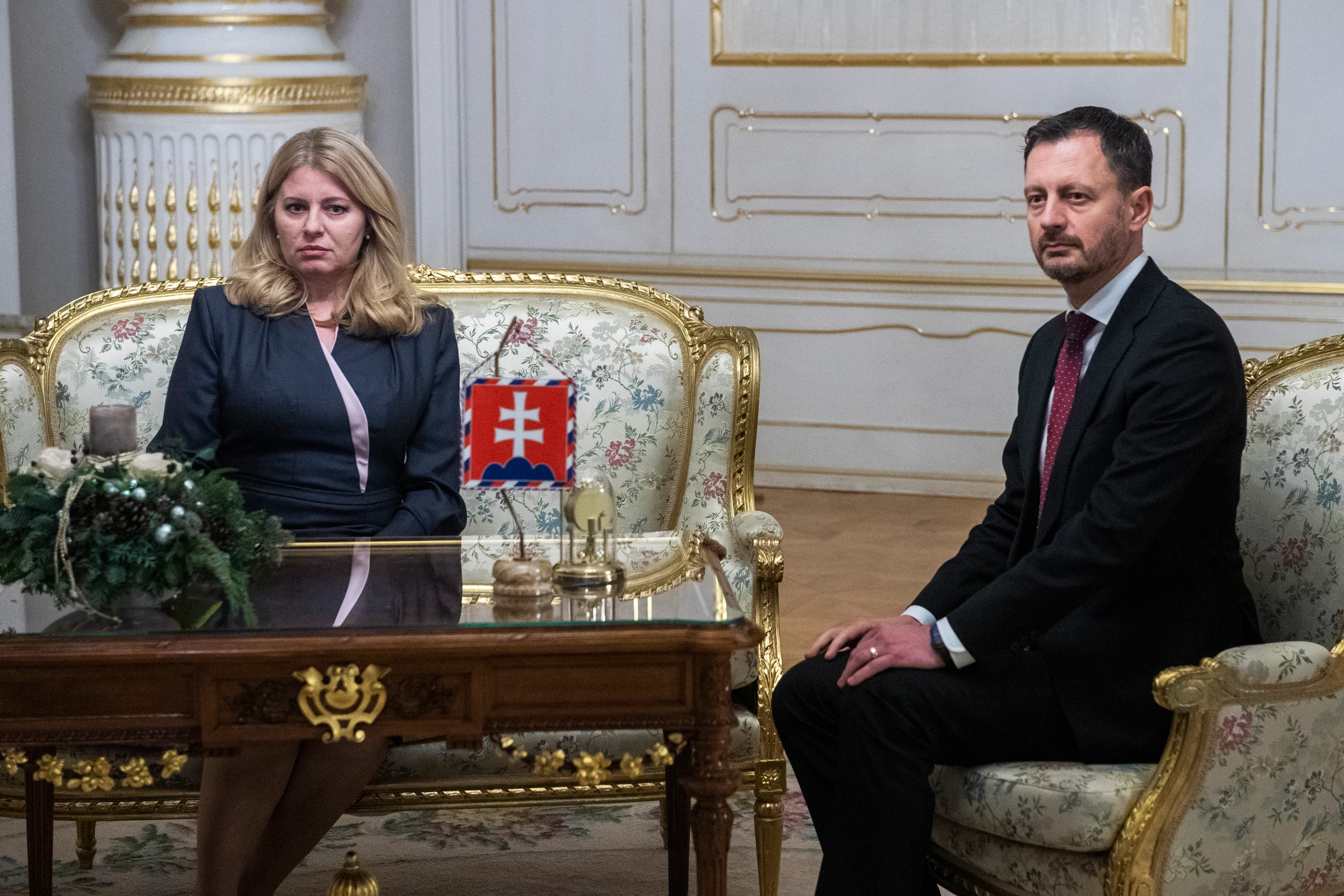 Zuzana Čaputová a Eduard Heger.