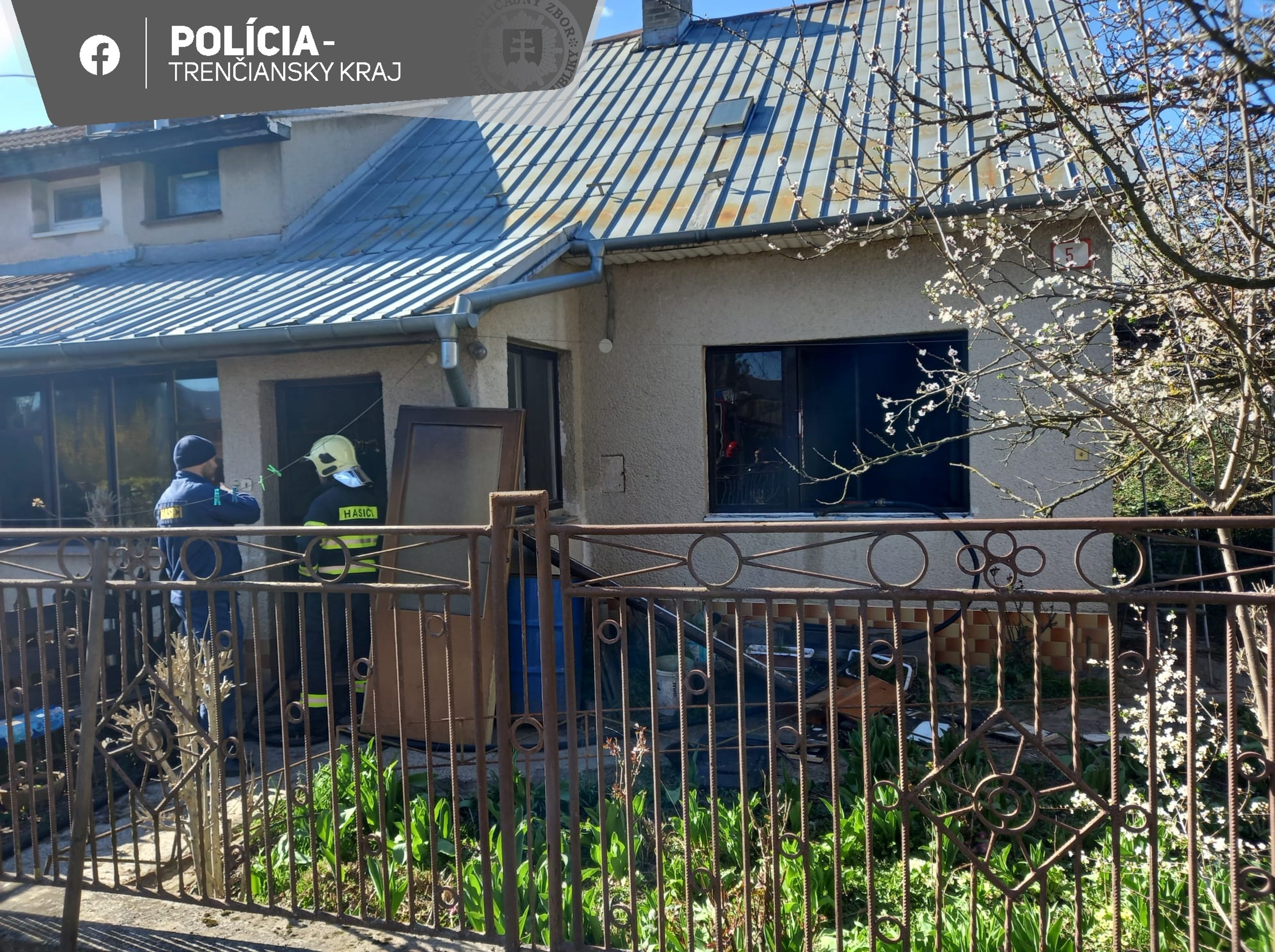 Požiar v Dubnici nad Váhom.