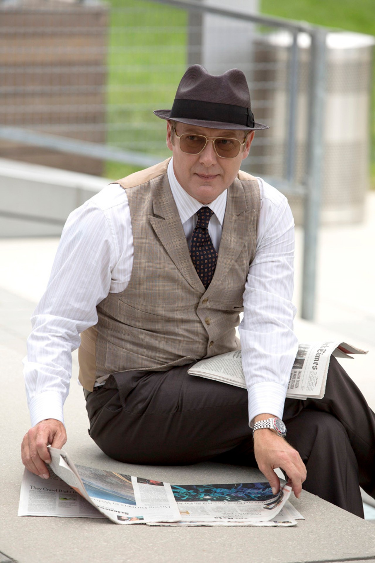 Raymond "Red" Reddington alias James Spader.