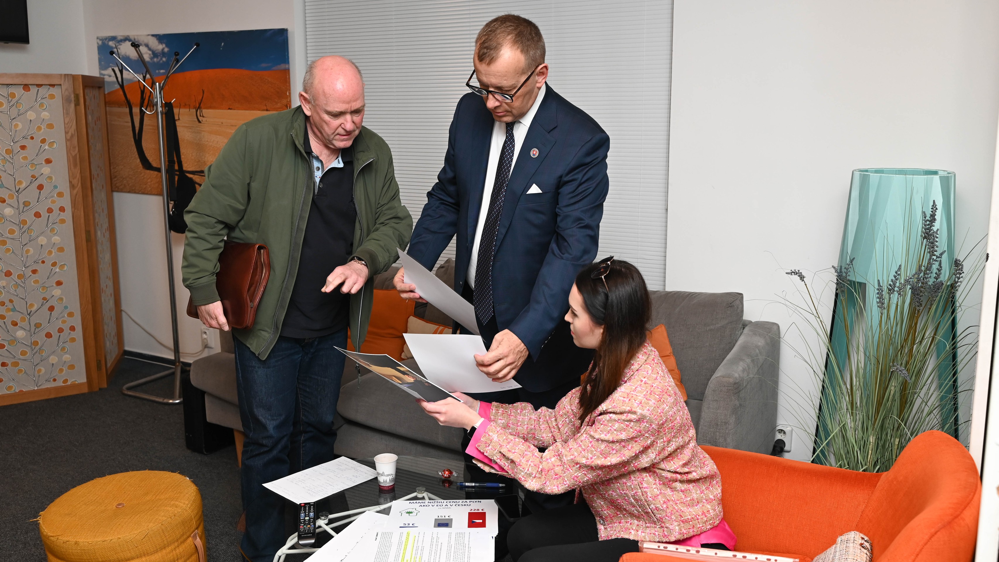 Boris Kollár pred vysielaním.