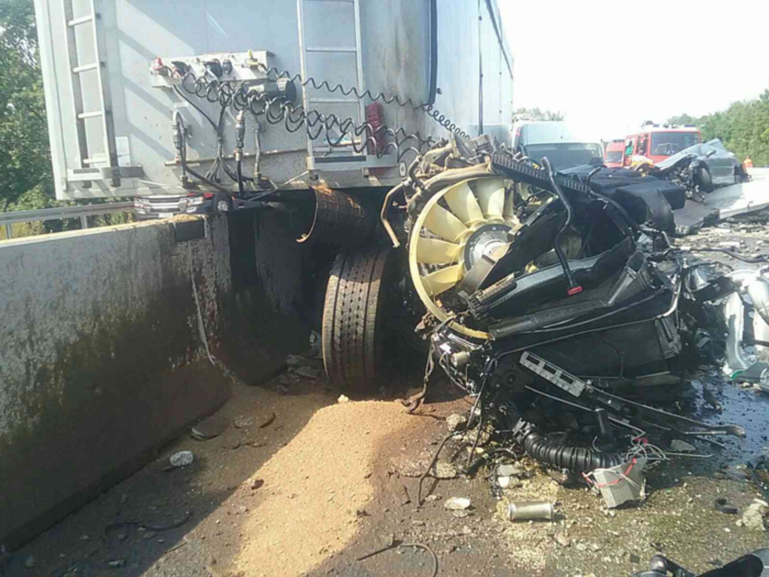 Nehoda na D1 pri Červeníku.