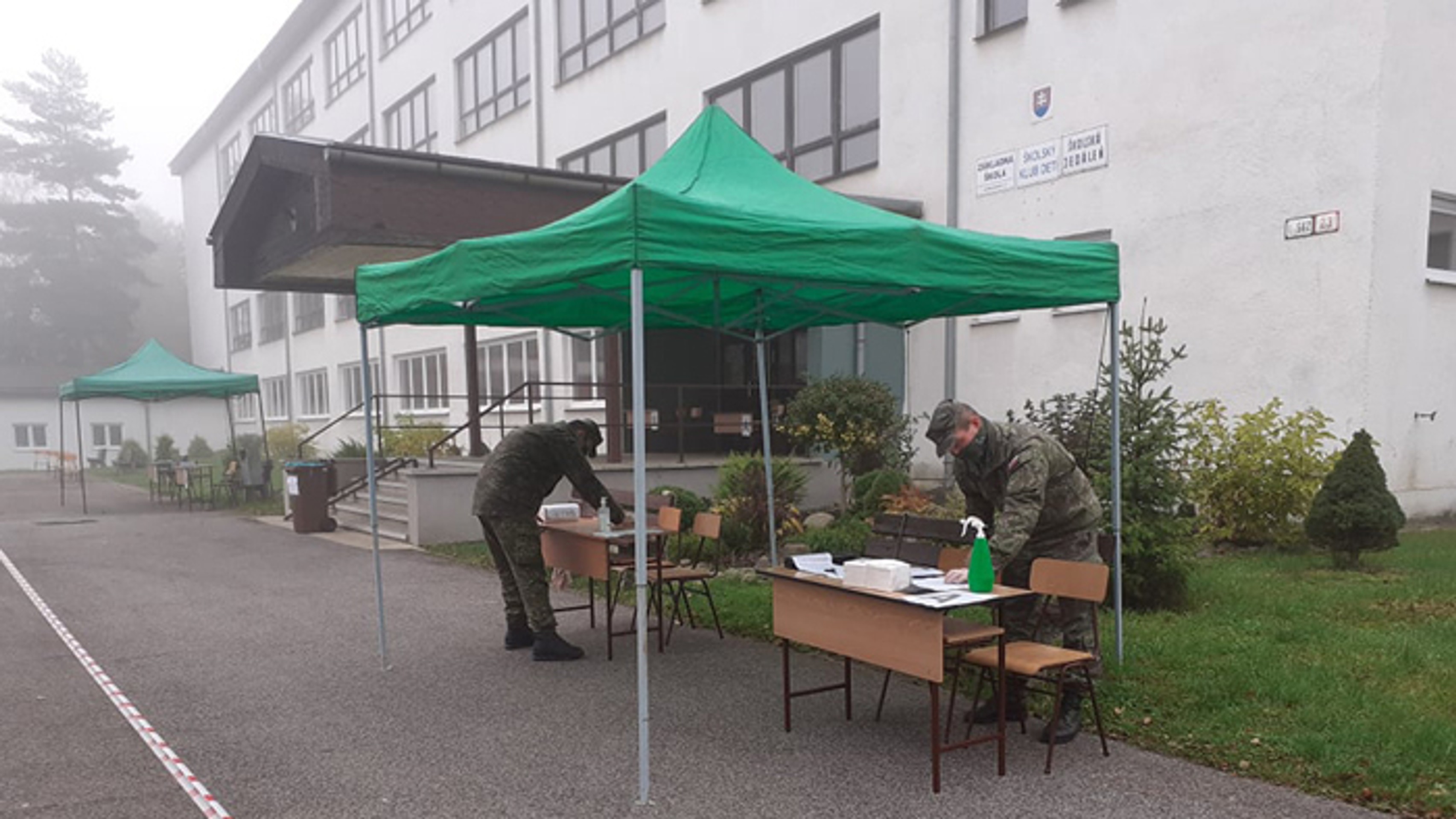 Testovanie v Bardejove.