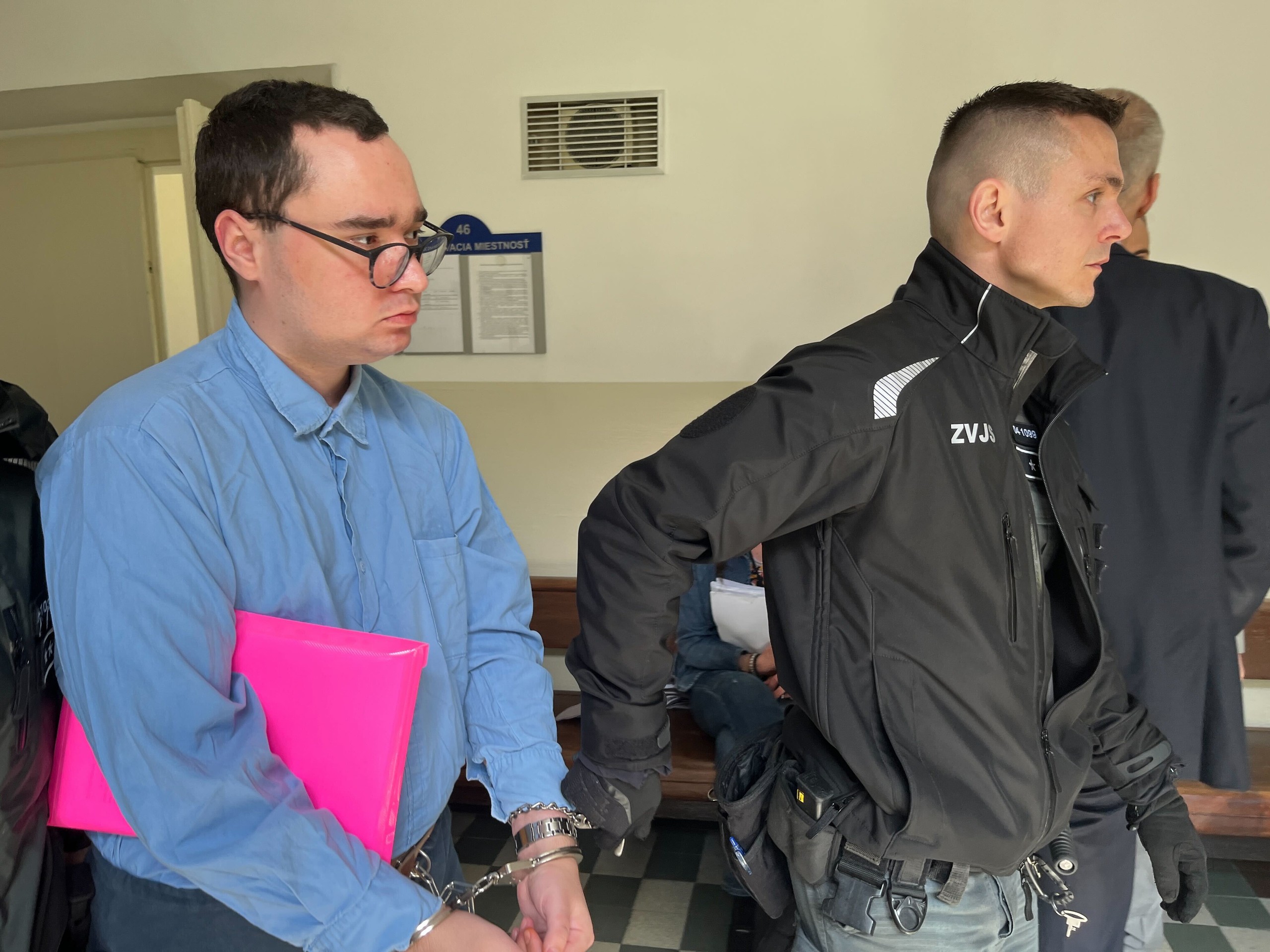 Ukrajinec Volodymyr na odvolacom súde.