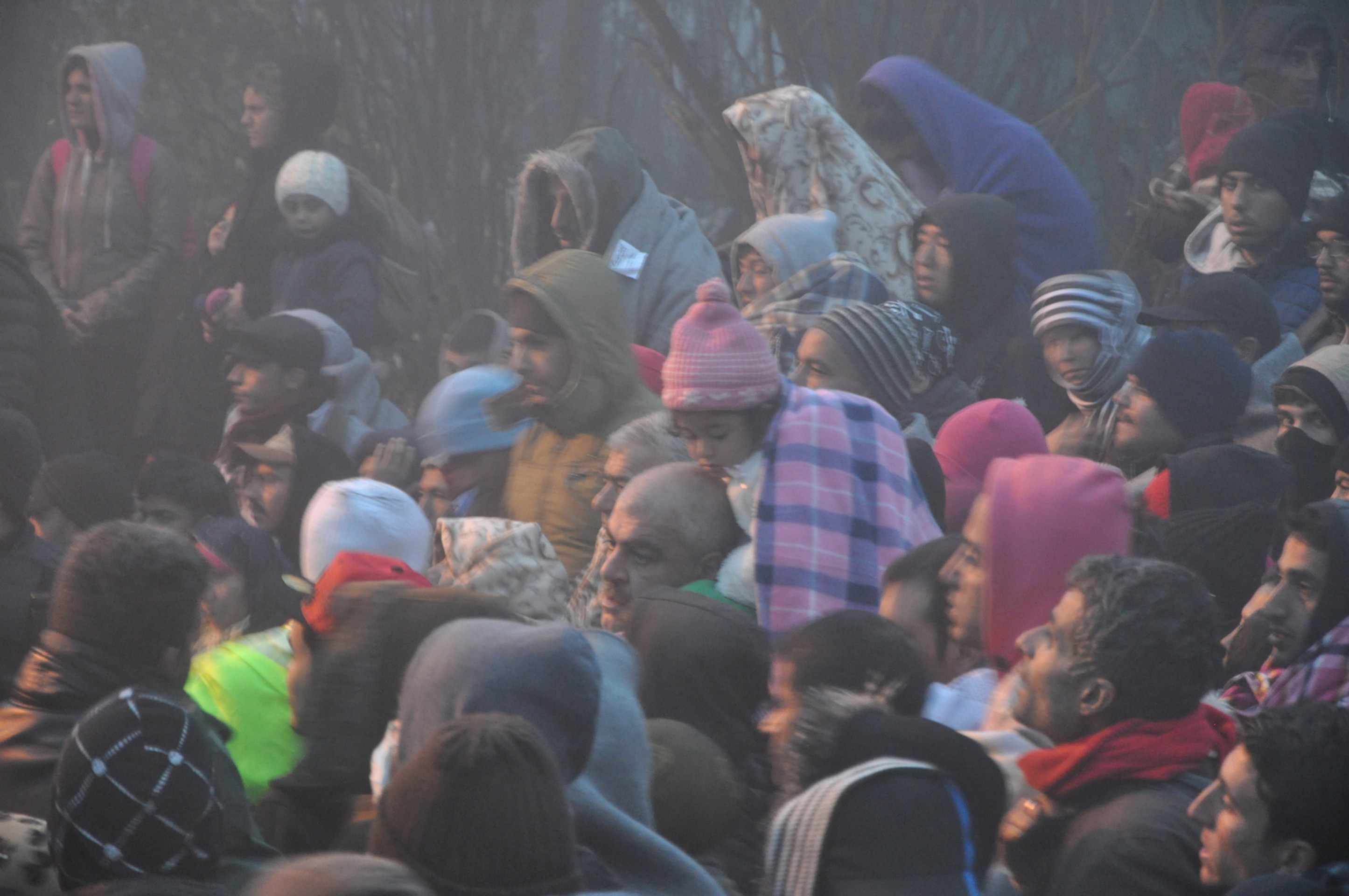 Migranti na srbsko-chorvátskych hraniciach