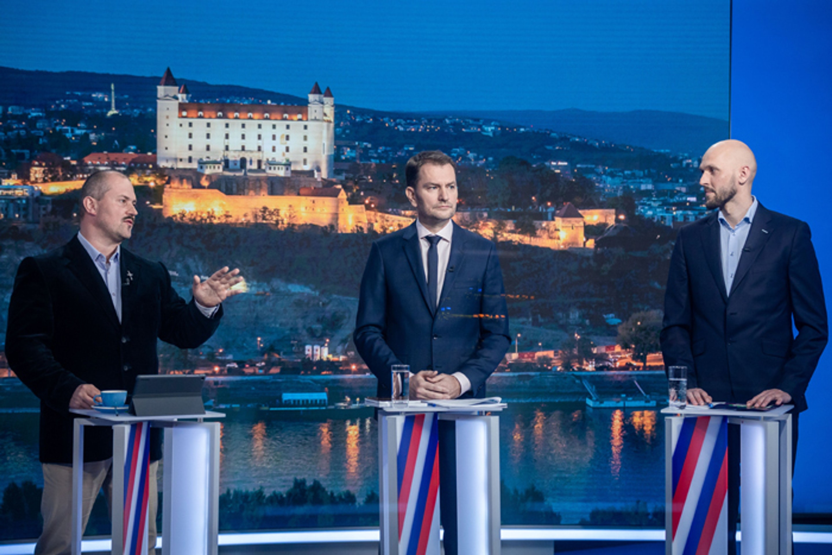 Krištof so seriálovým otcom Danom Heribanom
