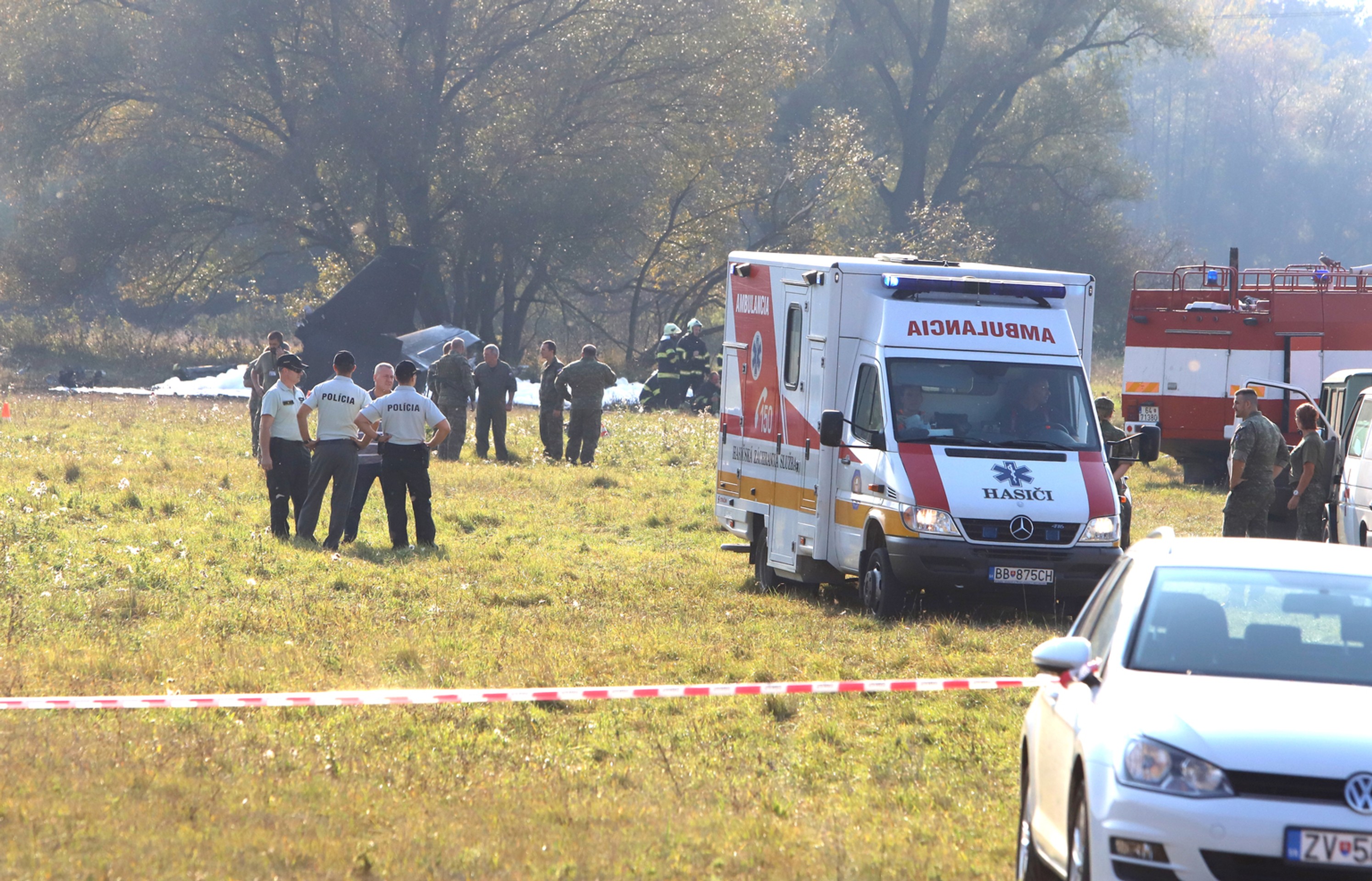 Medzi Sliačom a Kováčovou sa zrútilo vojenské lietadlo
