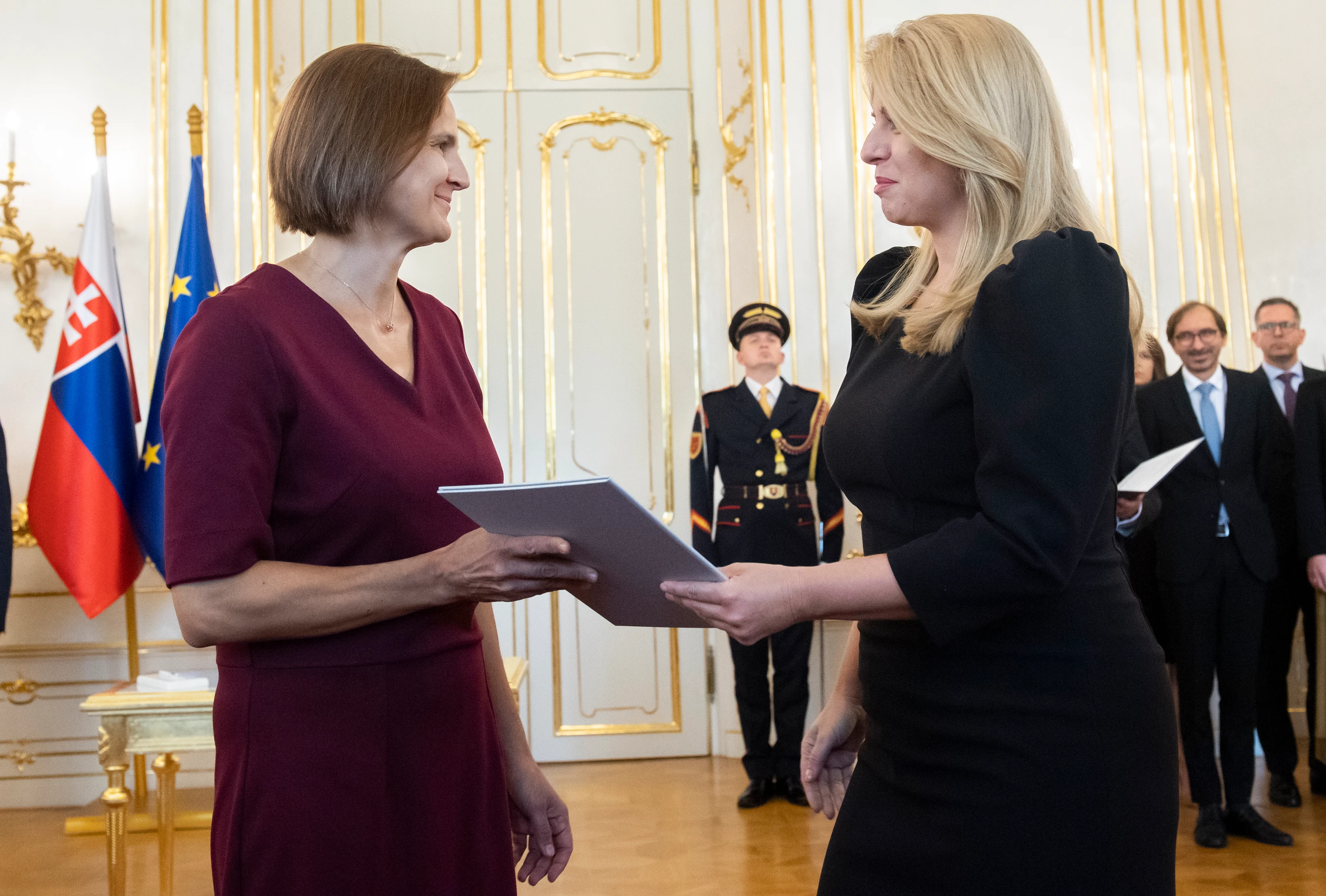 Mária Kolíková a Zuzana Čaputová.