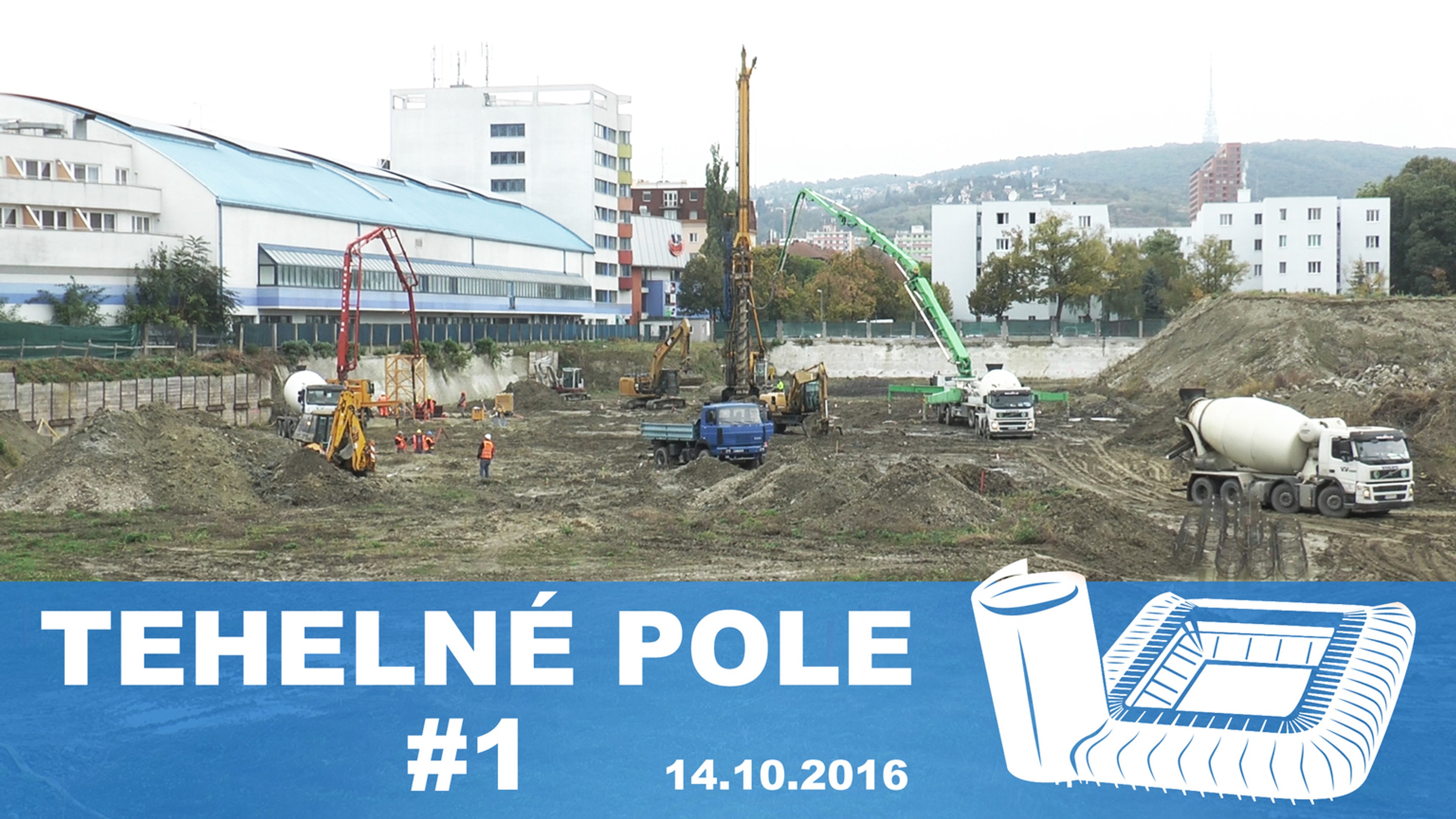 Tehelné pole stavenisko